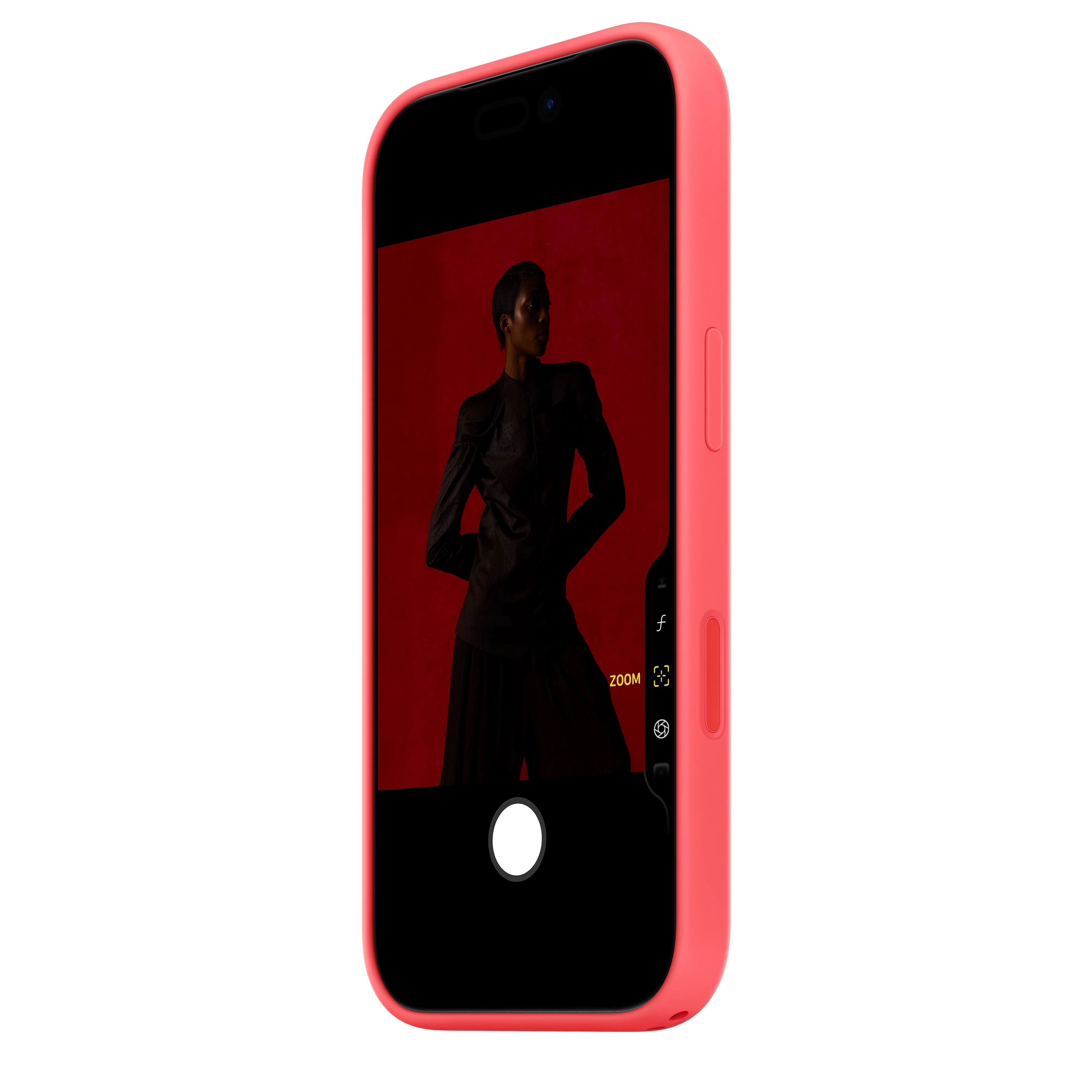 Capa em silicone com MagSafe para iPhone 17 Pro – Goiaba-vivo - Image 4