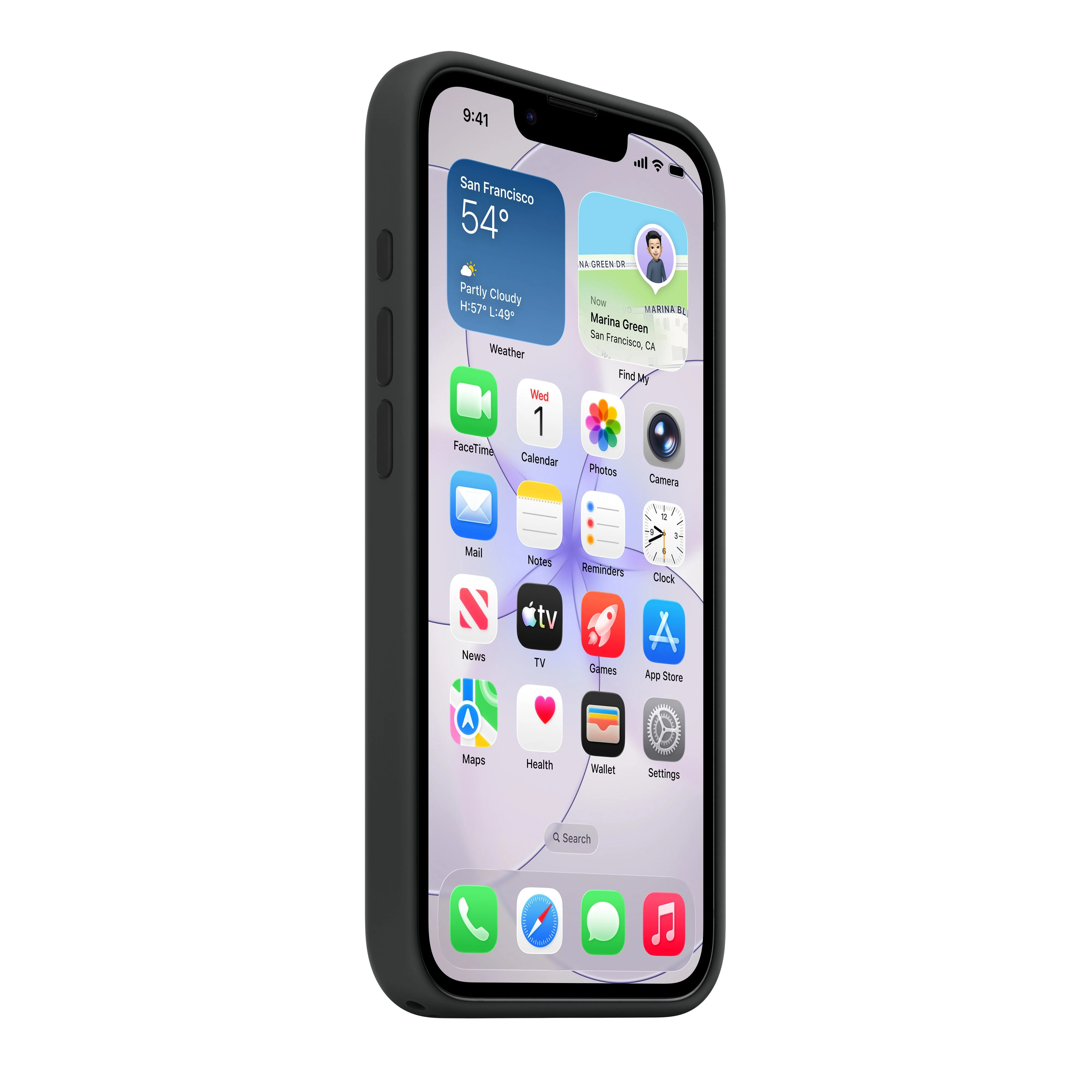Capa em silicone com MagSafe para iPhone 17e – Preto - Image 4