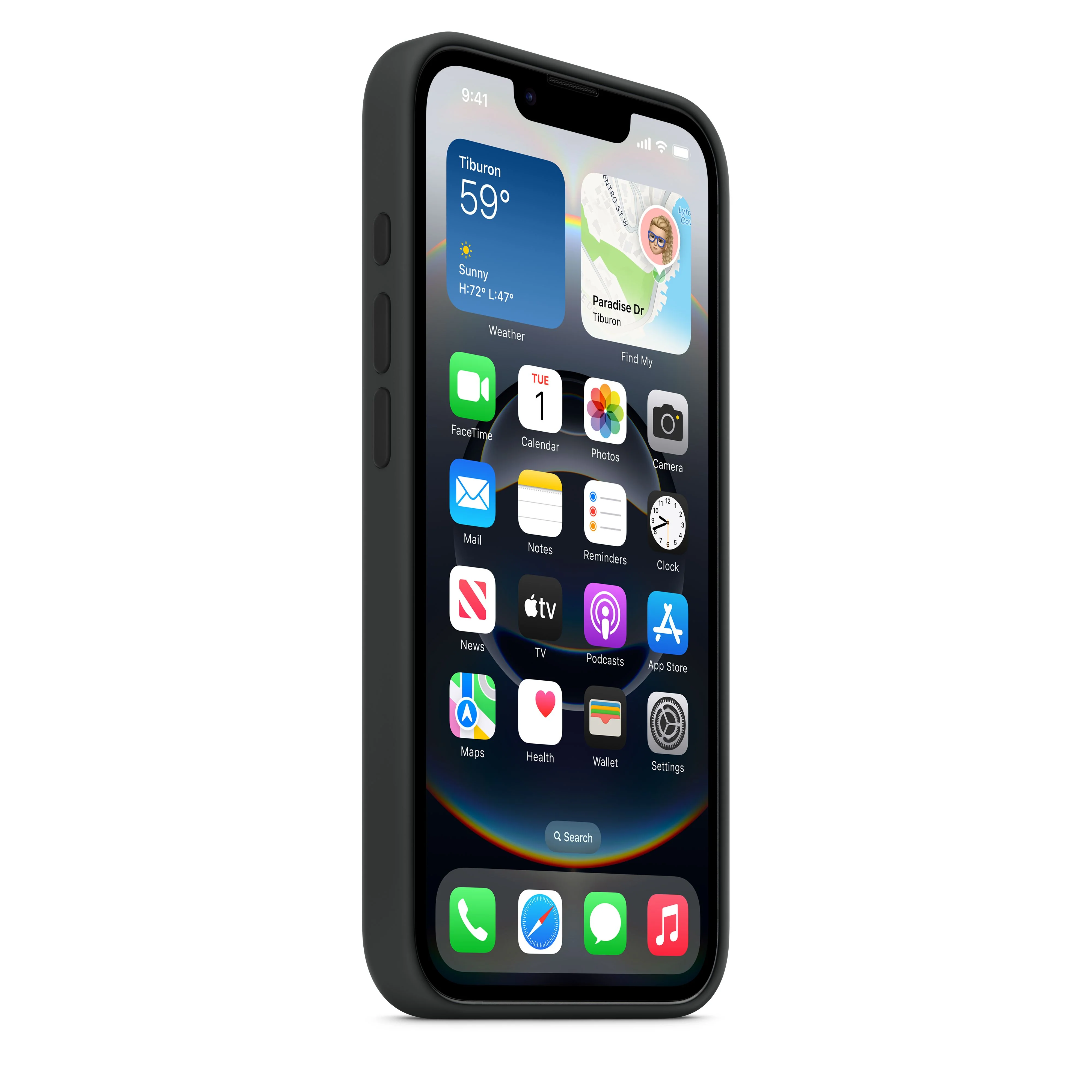 Capa em silicone para iPhone 16e – Preto - Image 3