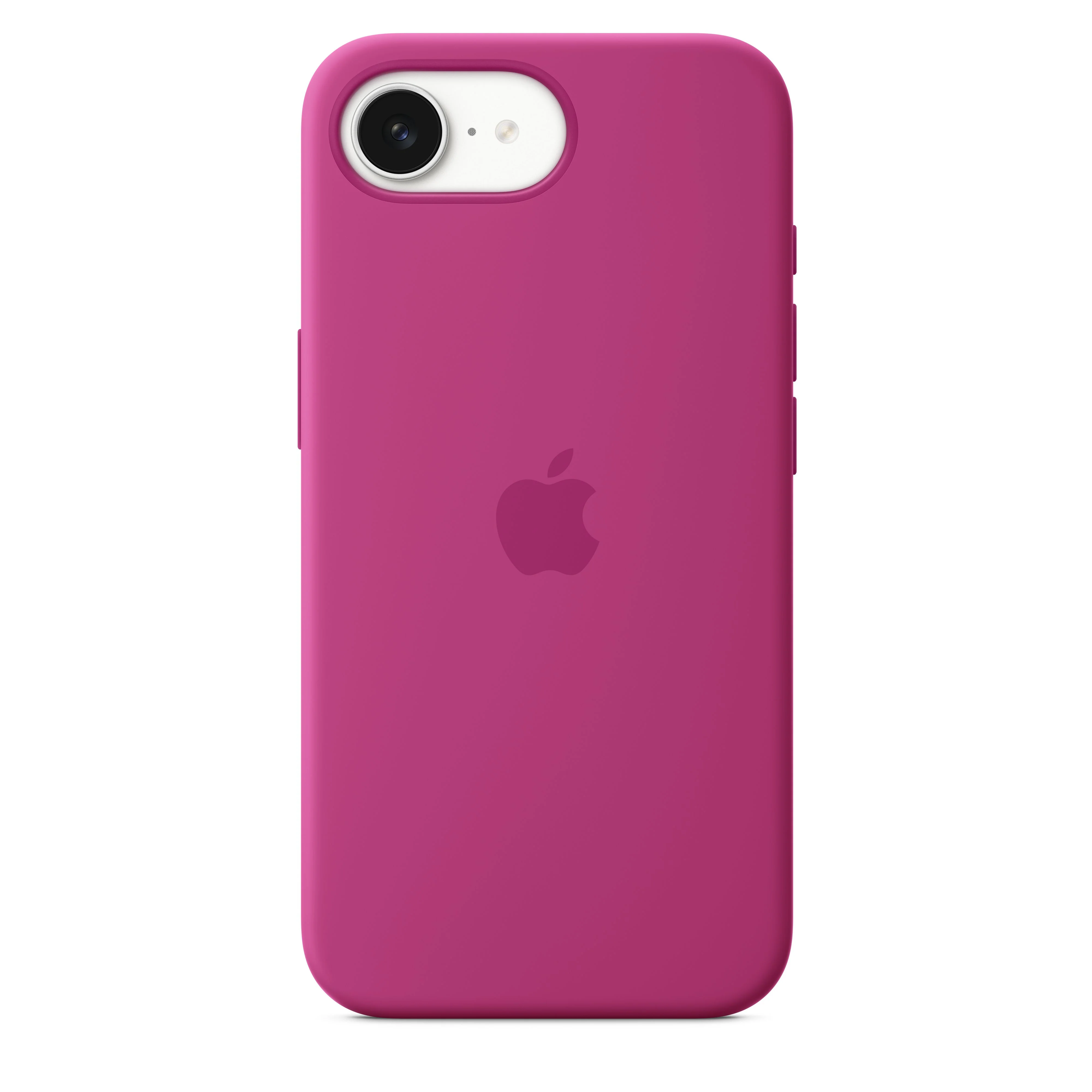 Capa em silicone para iPhone 16e – Fúcsia