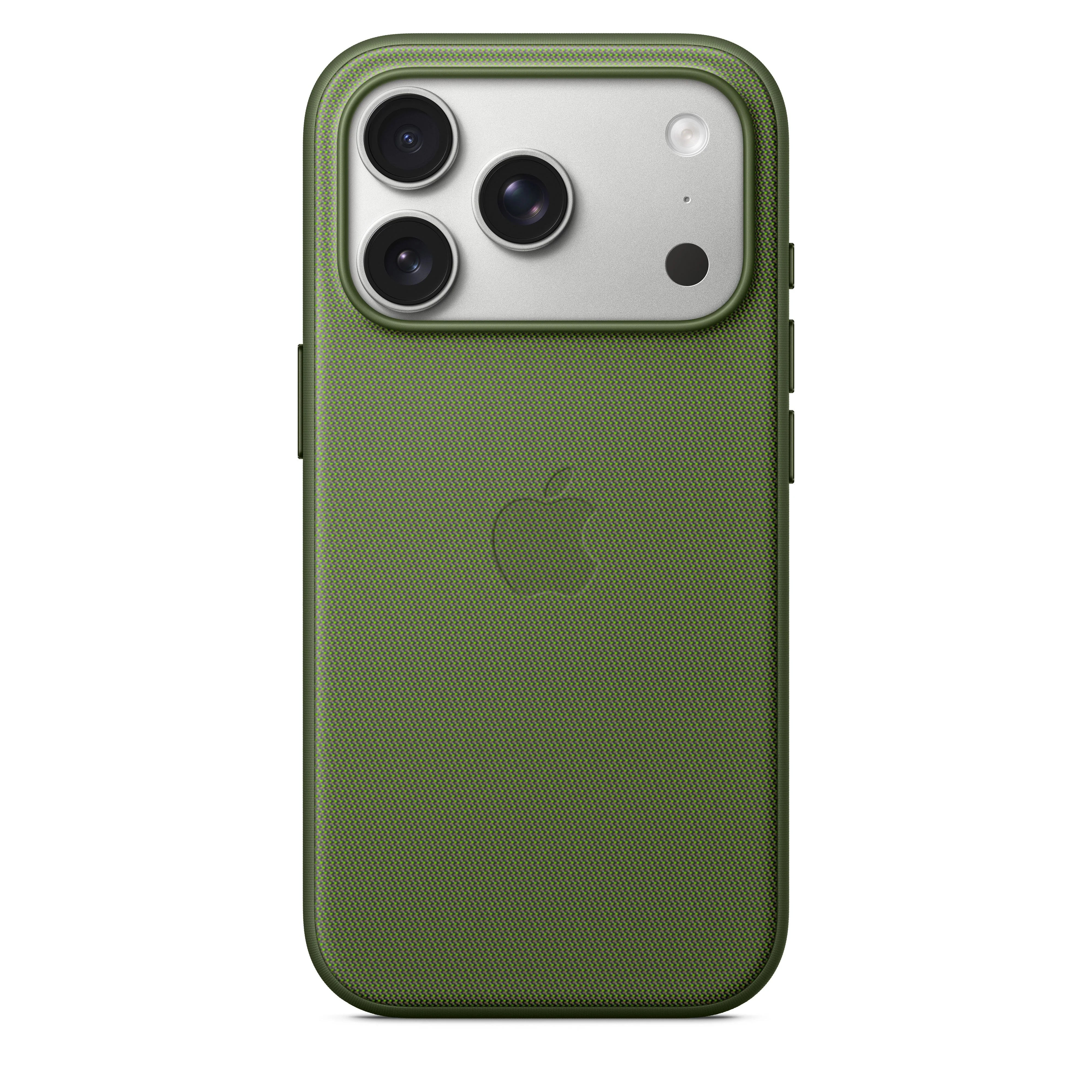 Capa em tecido TechWoven com MagSafe para iPhone 17 Pro – Verde - Image 2