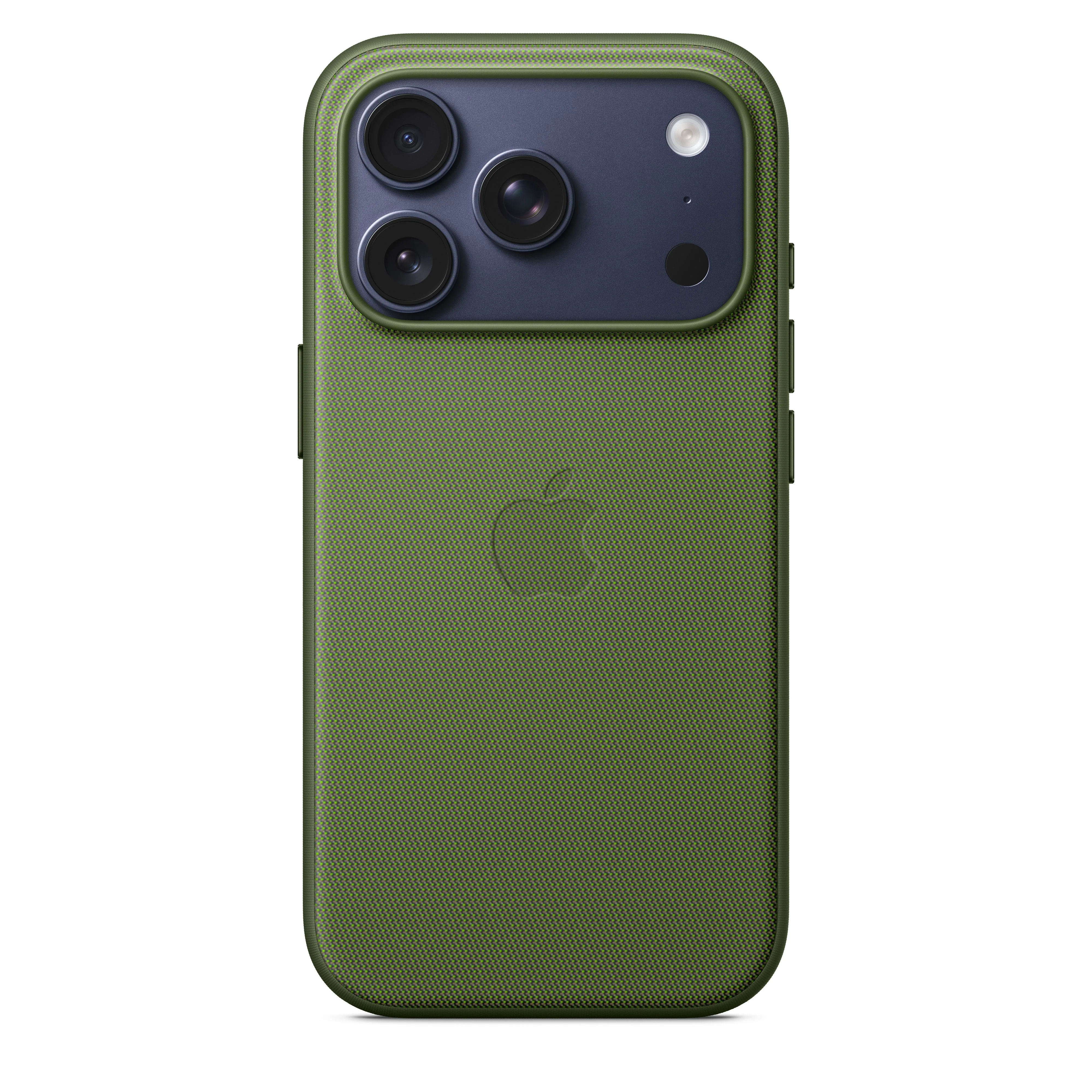 Capa em tecido TechWoven com MagSafe para iPhone 17 Pro – Verde - Image 3