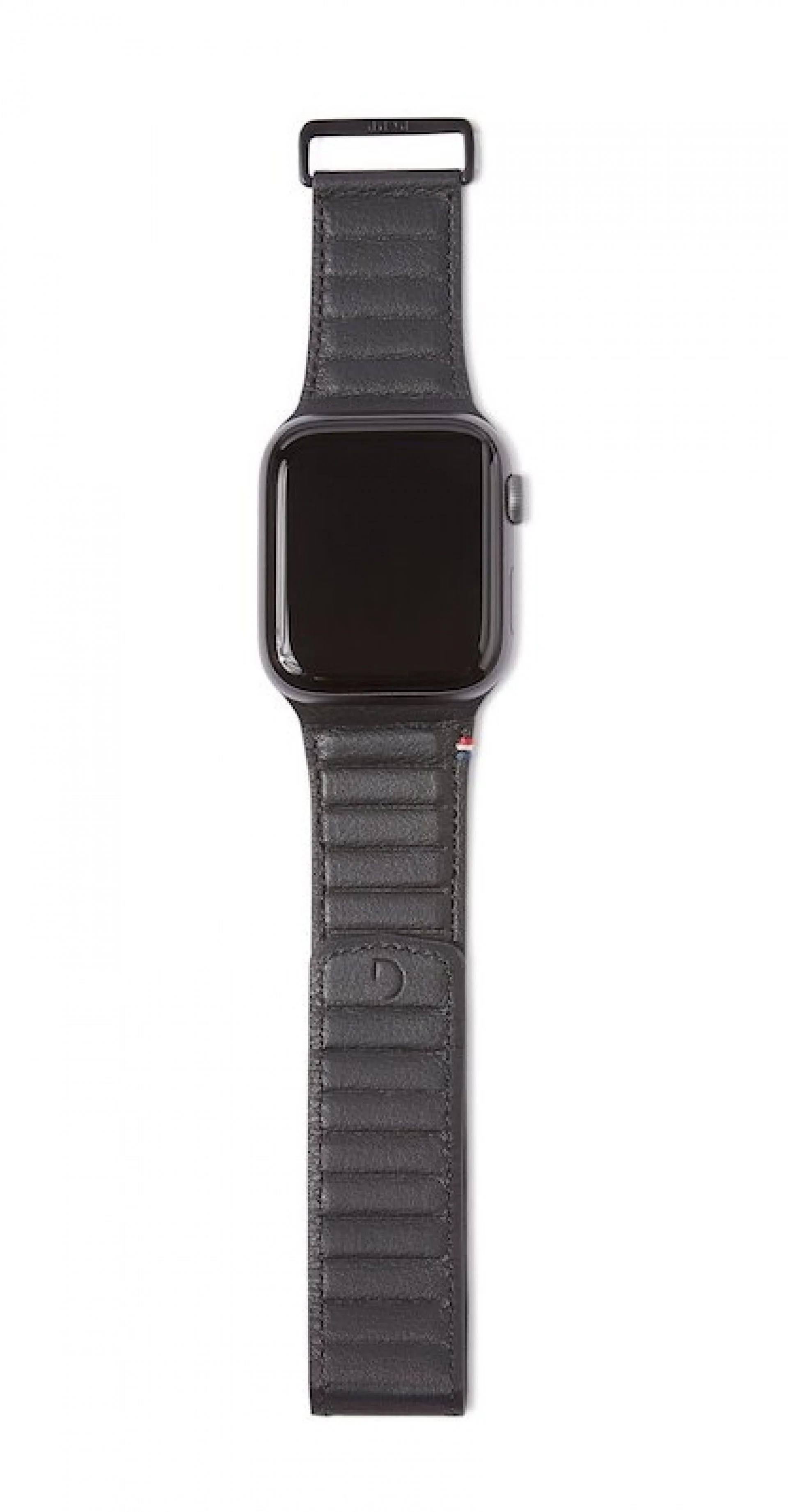 Bracelete magnética em pele para Apple Watch 38 a 41 mm - Preto - Image 5