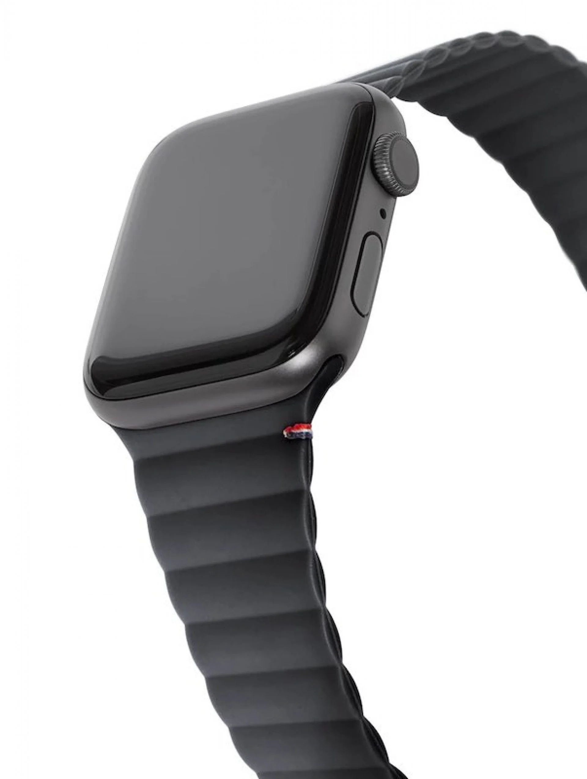 Bracelete magnética em silicone para Apple Watch 38/41 mm - Carvão