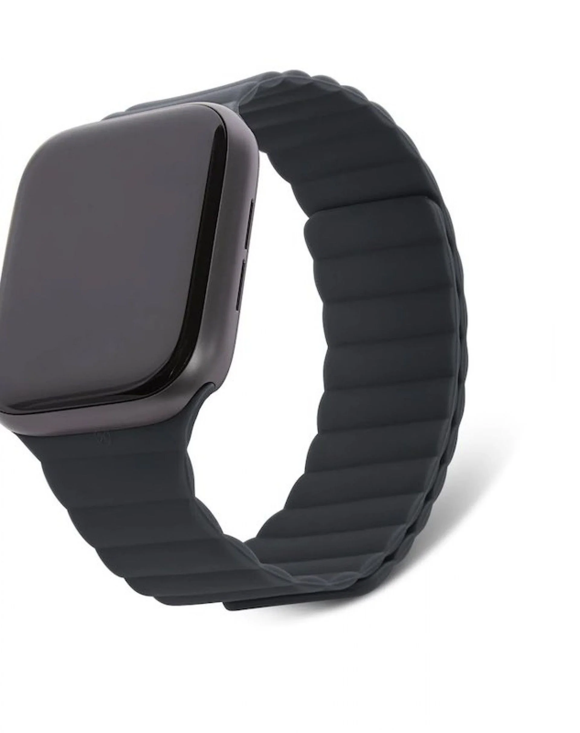 Bracelete magnética em silicone para Apple Watch 38/41 mm - Carvão - Image 2