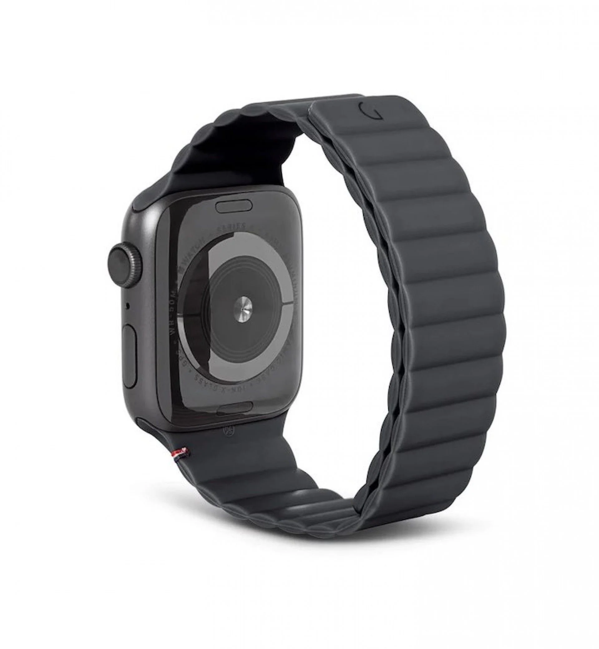 Bracelete magnética em silicone para Apple Watch 38/41 mm - Carvão - Image 4