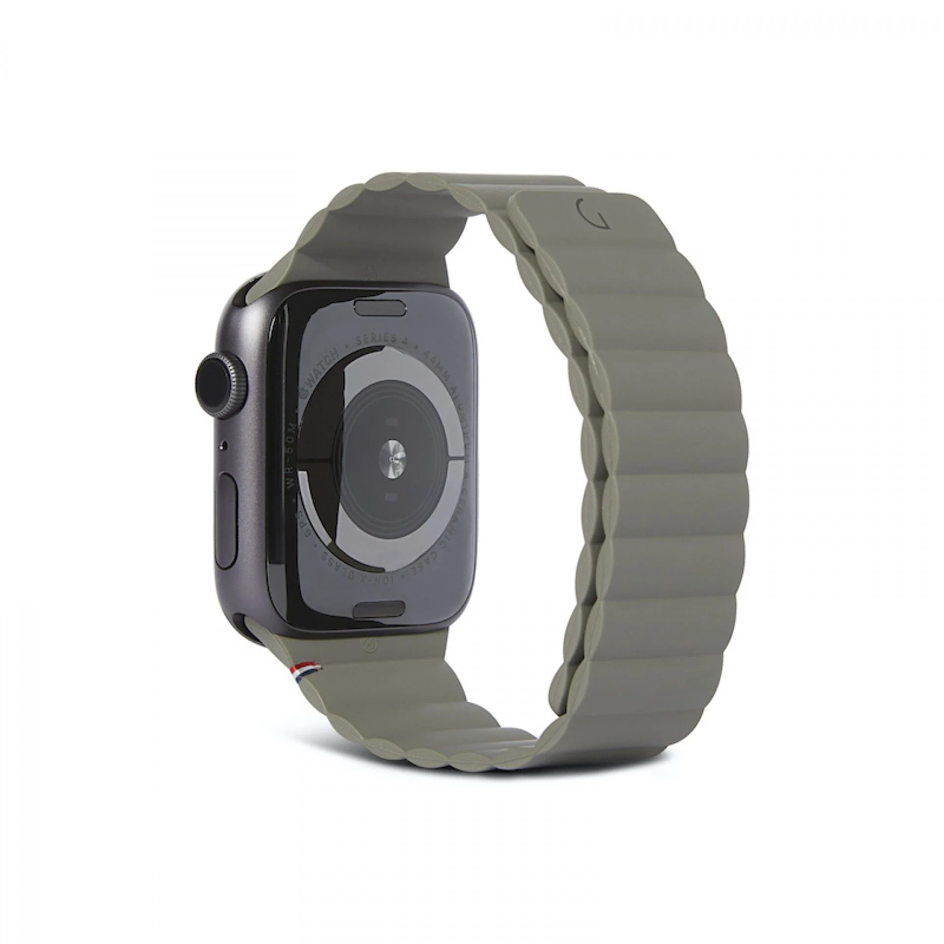 Bracelete magnética em silicone para Apple Watch 38/41 mm - Verde azeitona - Image 2