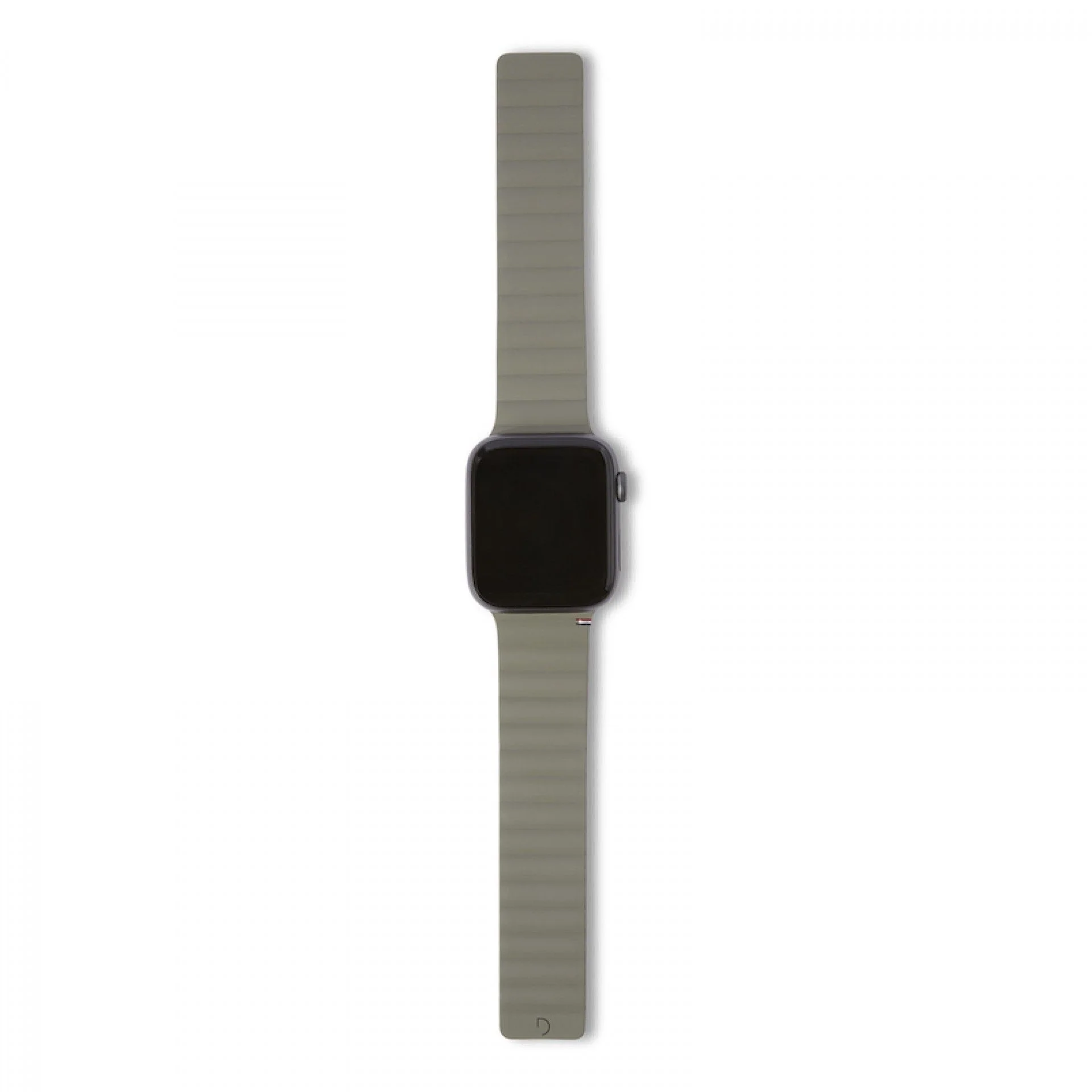 Bracelete magnética em silicone para Apple Watch 38/41 mm - Verde azeitona - Image 4