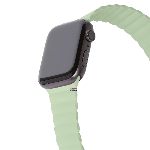 Bracelete Magnética DECODED Silicone Traction para Apple Watch 42 a 45 mm - Jade