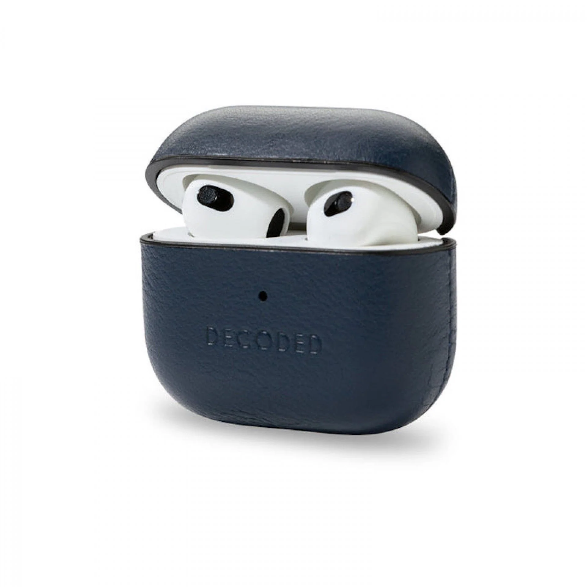 Capa DECODED em pele para AirPods 3 - Azul - Image 3