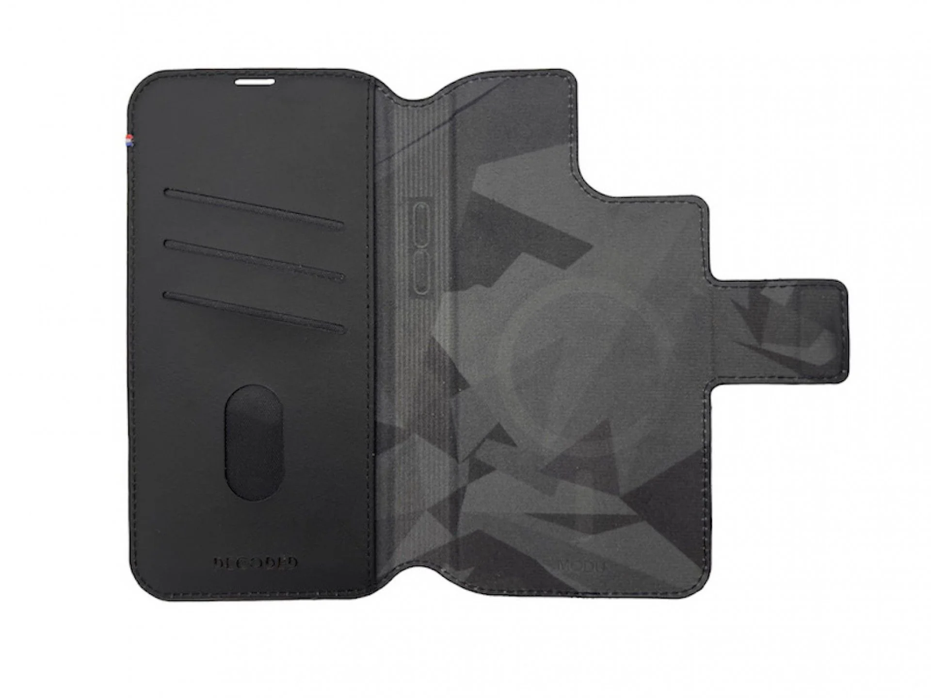 Capa em pele para iPhone 14 Plus Modu Wallet - Preto - Image 3