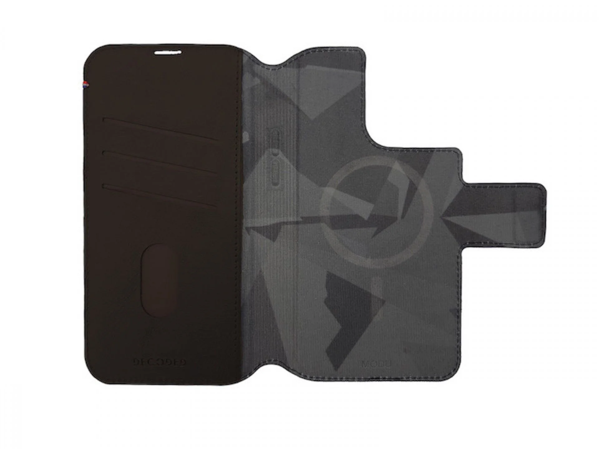 Capa em pele para iPhone 14 Pro Modu Wallet - Castanho - Image 3