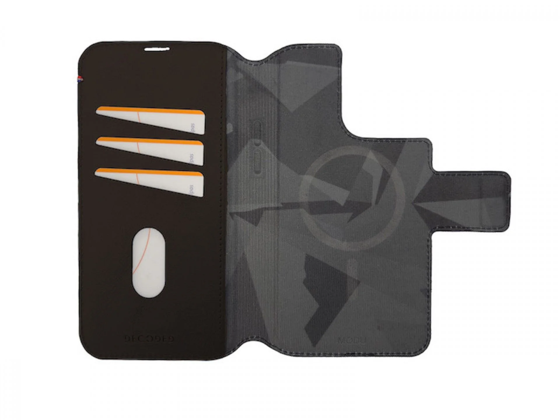 Capa em pele para iPhone 14 Pro Modu Wallet - Castanho - Image 5