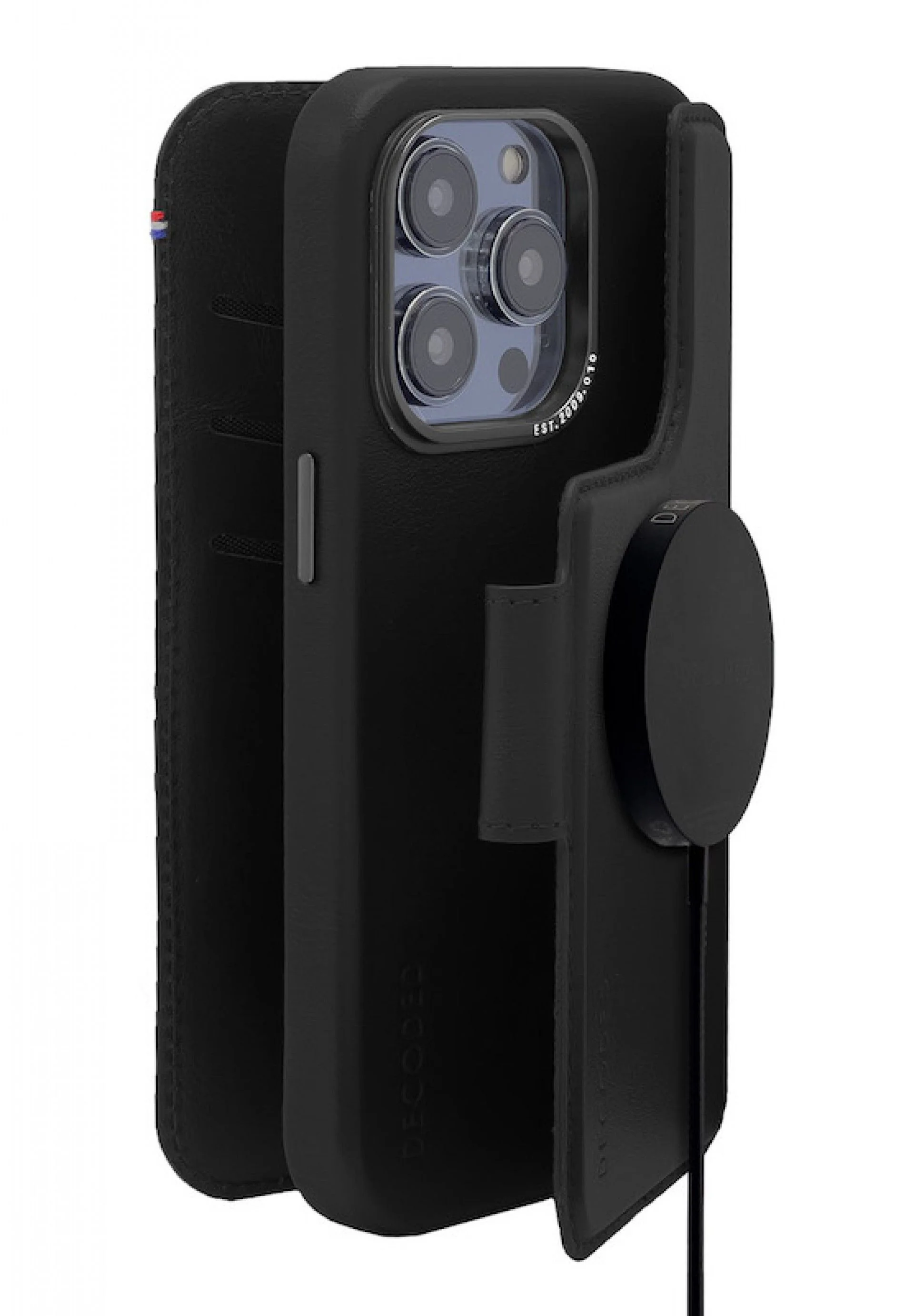 Capa carteira para iPhone 12/13/ 14 Pro Max- Preto - Image 2