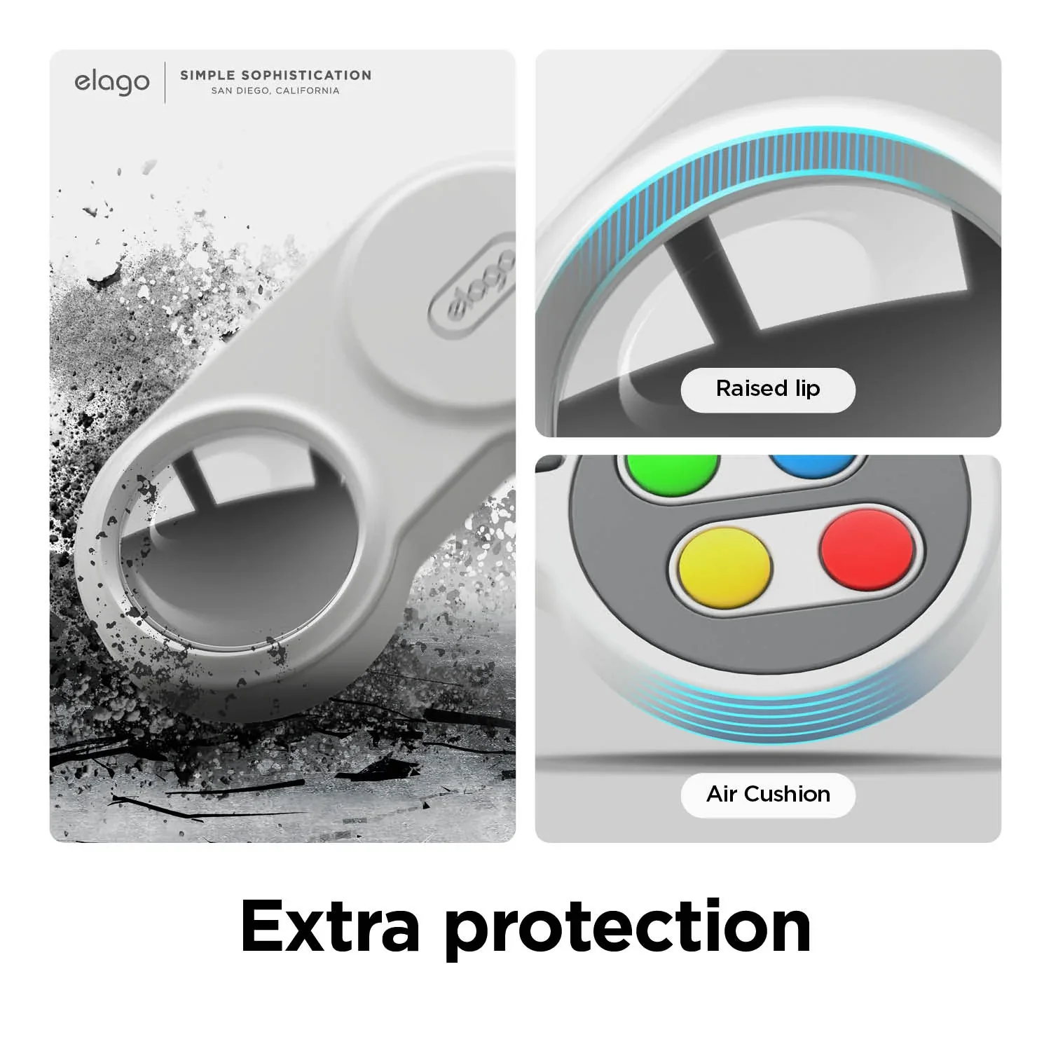 Capa para AirTag Game Console Retro da Elago - Branco - Image 4