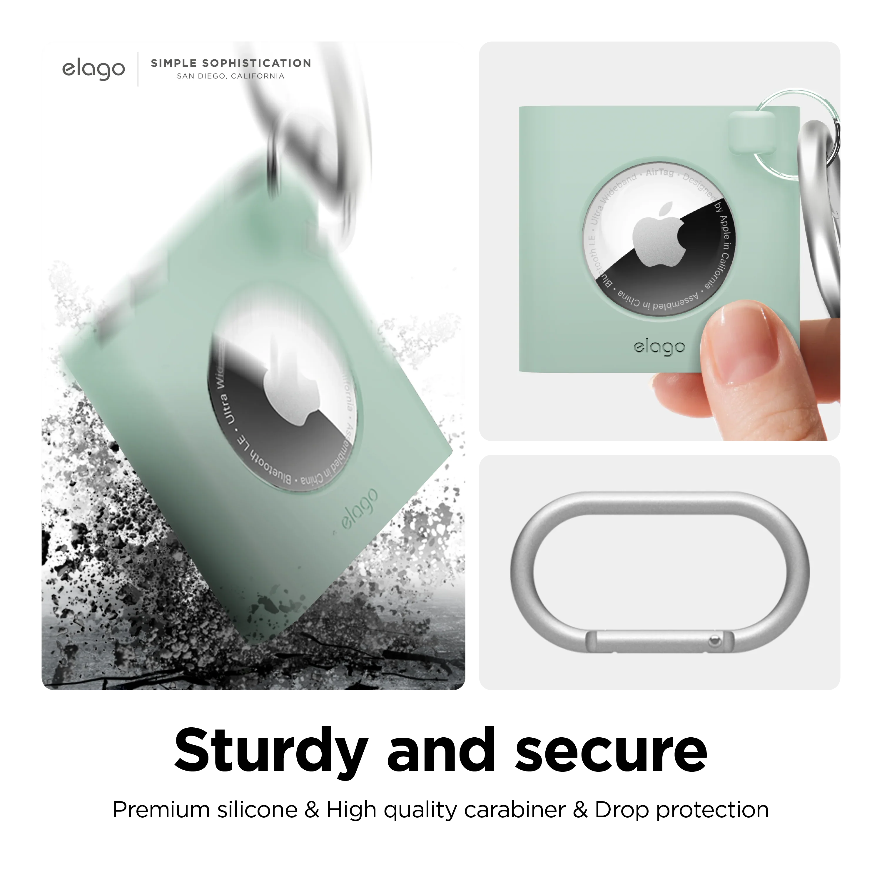 Capa para AirTag design iPod clássico - Cinza escuro - Image 4