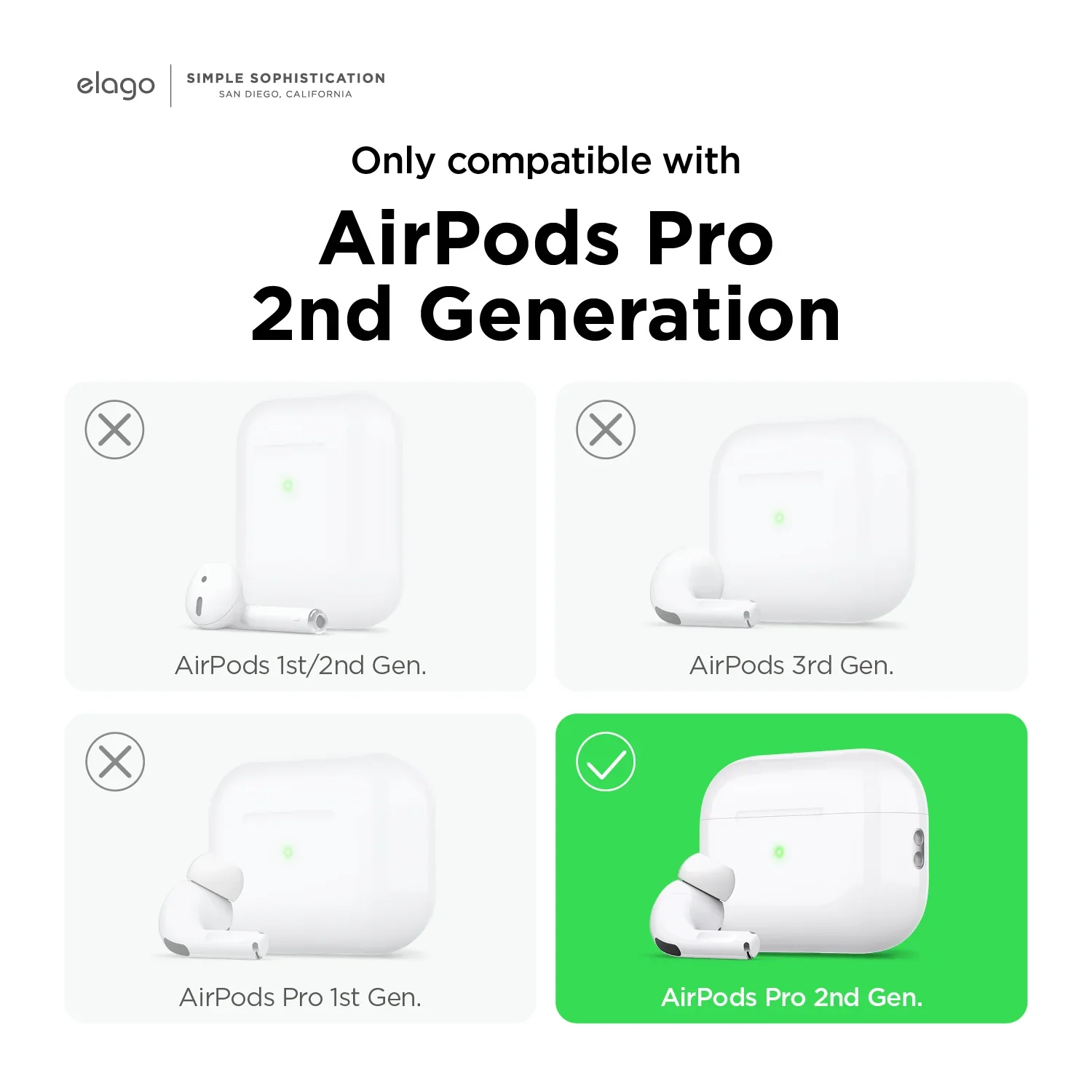 Capa para AirPods 2 TPU com mosquetão - Roxo escuro - Image 2