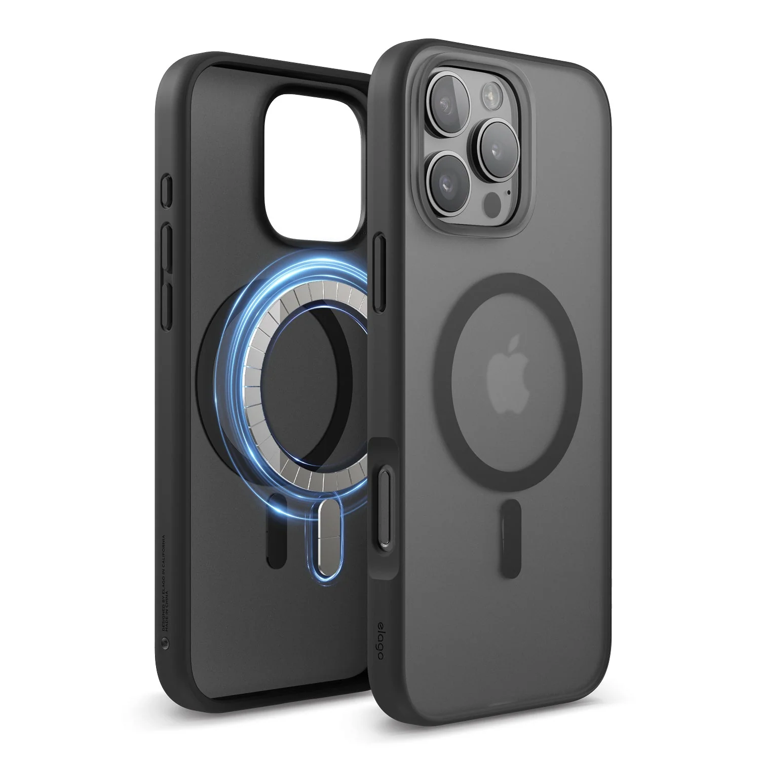 Capa para iPhone 16 Pro Magnetic Hibrid Magsafe - Cinza escuro