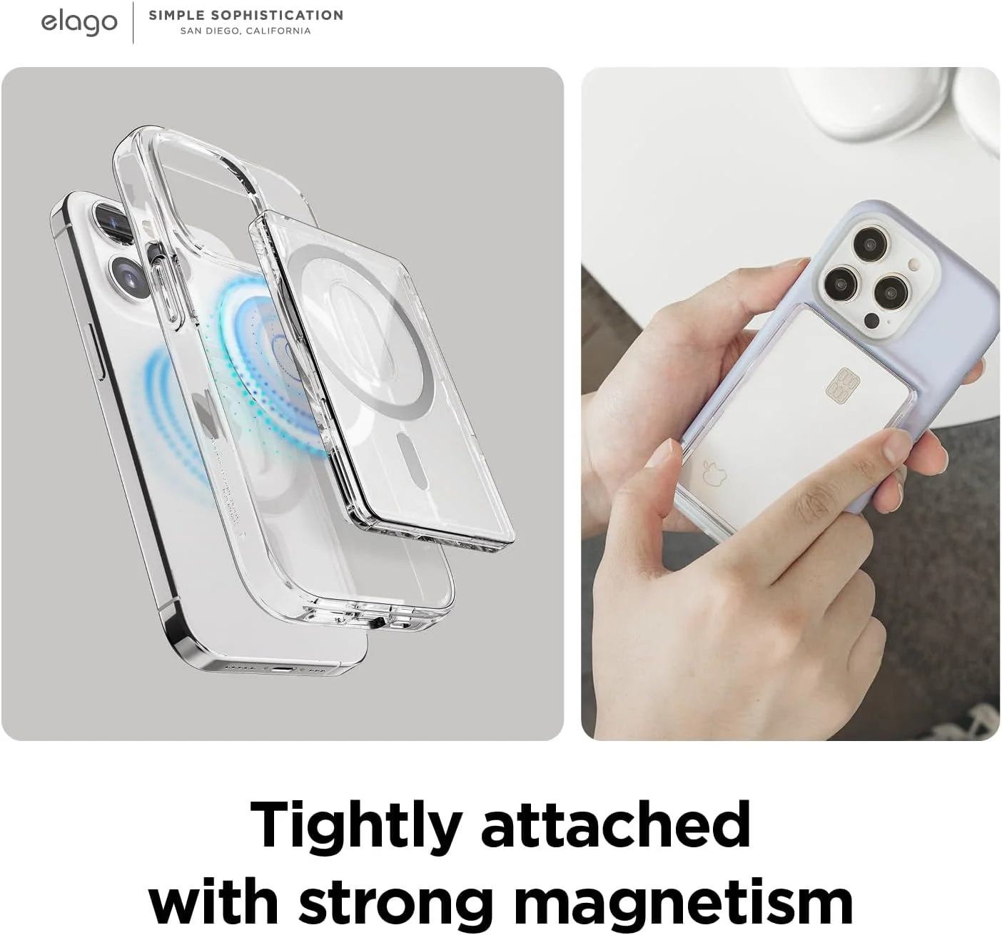 Porta-cartões em silicone para iPhone - Transparente - Image 4
