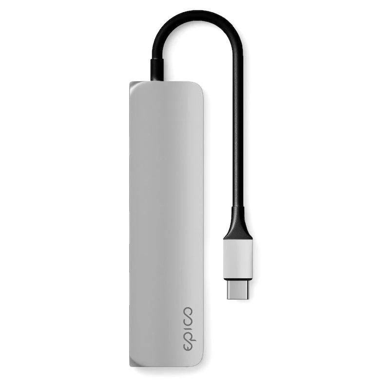 Hub Multimédia 4K HDMI, 2 USB 3.0 e USB-C - Prateado - Image 2