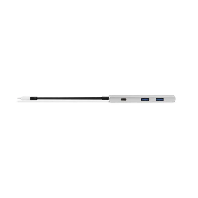 Hub Multimédia 4K HDMI, 2 USB 3.0 e USB-C - Prateado - Image 3