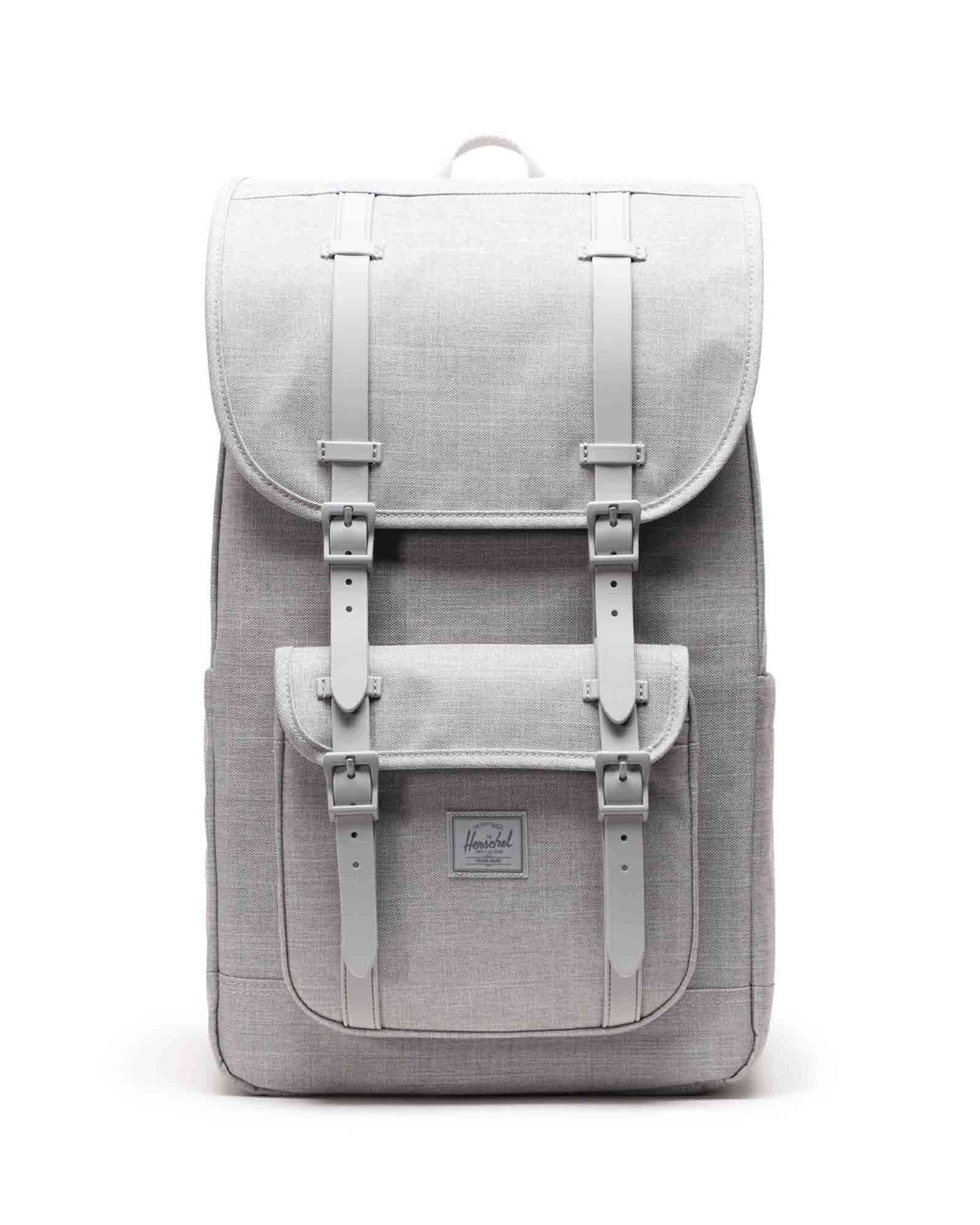 Mochila Herschel Little America Mid (21L) - Cinzento Crosshatch - Image 4