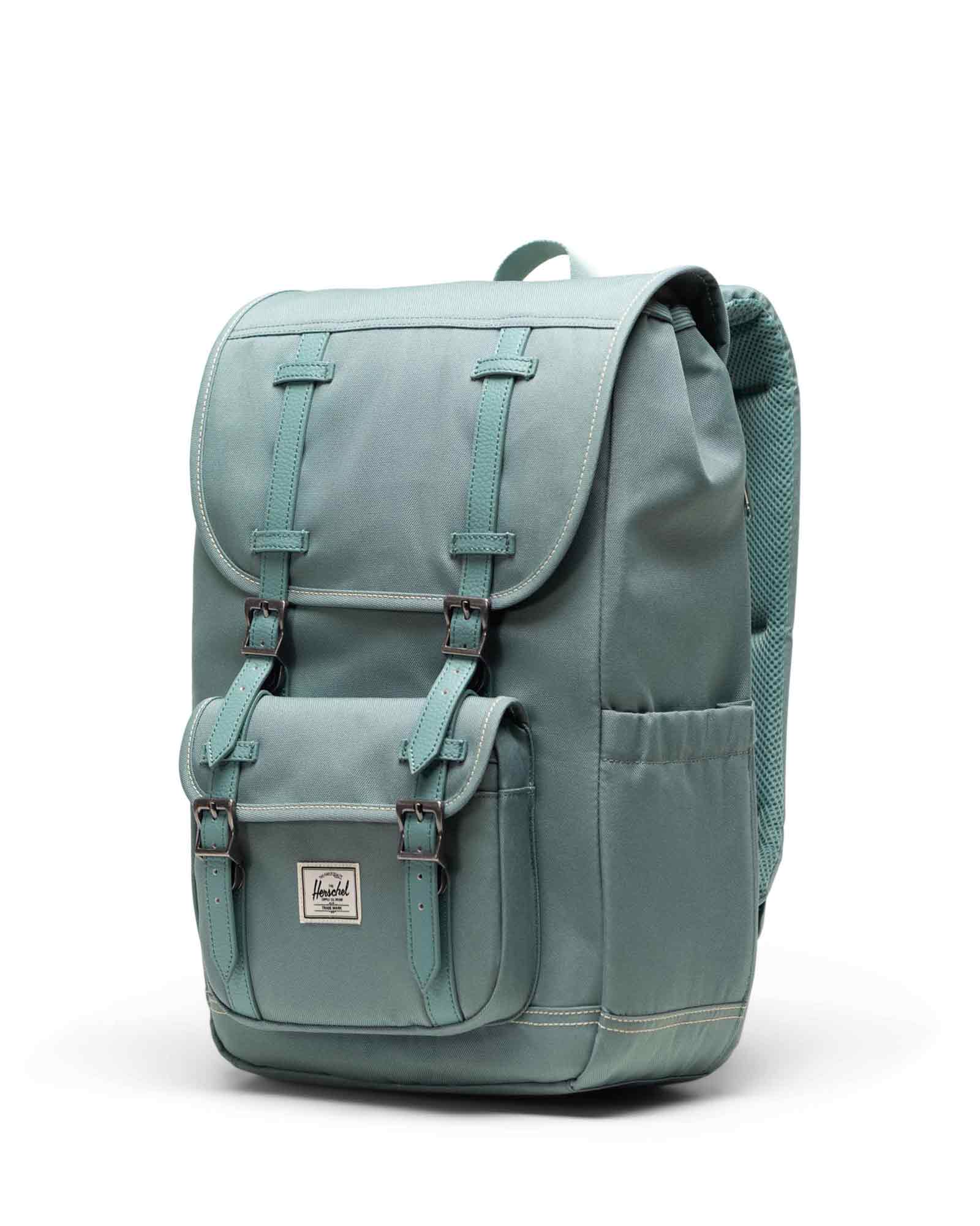 Mochila Herschel Little America Mid (21L) - Verde treliça - Image 2