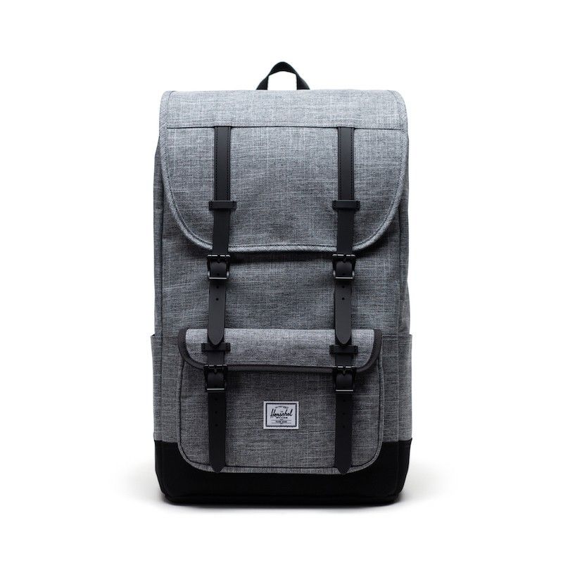 Mochila Herschel Little America 15 (28L) - Raven Crosshatch/Black - Image 4