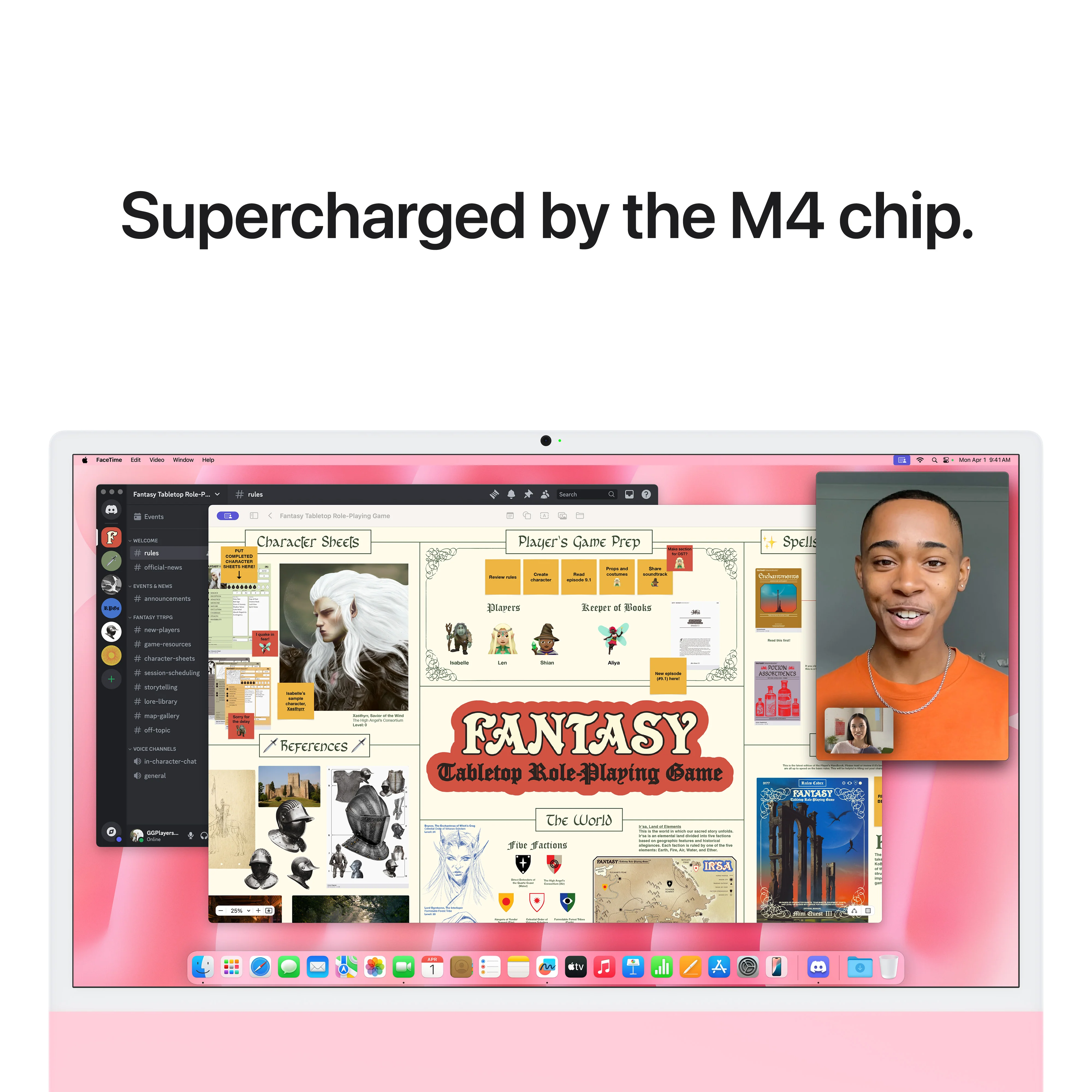 iMac com ecrã Retina 4,5K de 24 polegadas: Processador M4 da Apple com CPU 10‑core e GPU 10‑core, 256 GB SSD - Rosa - Image 6