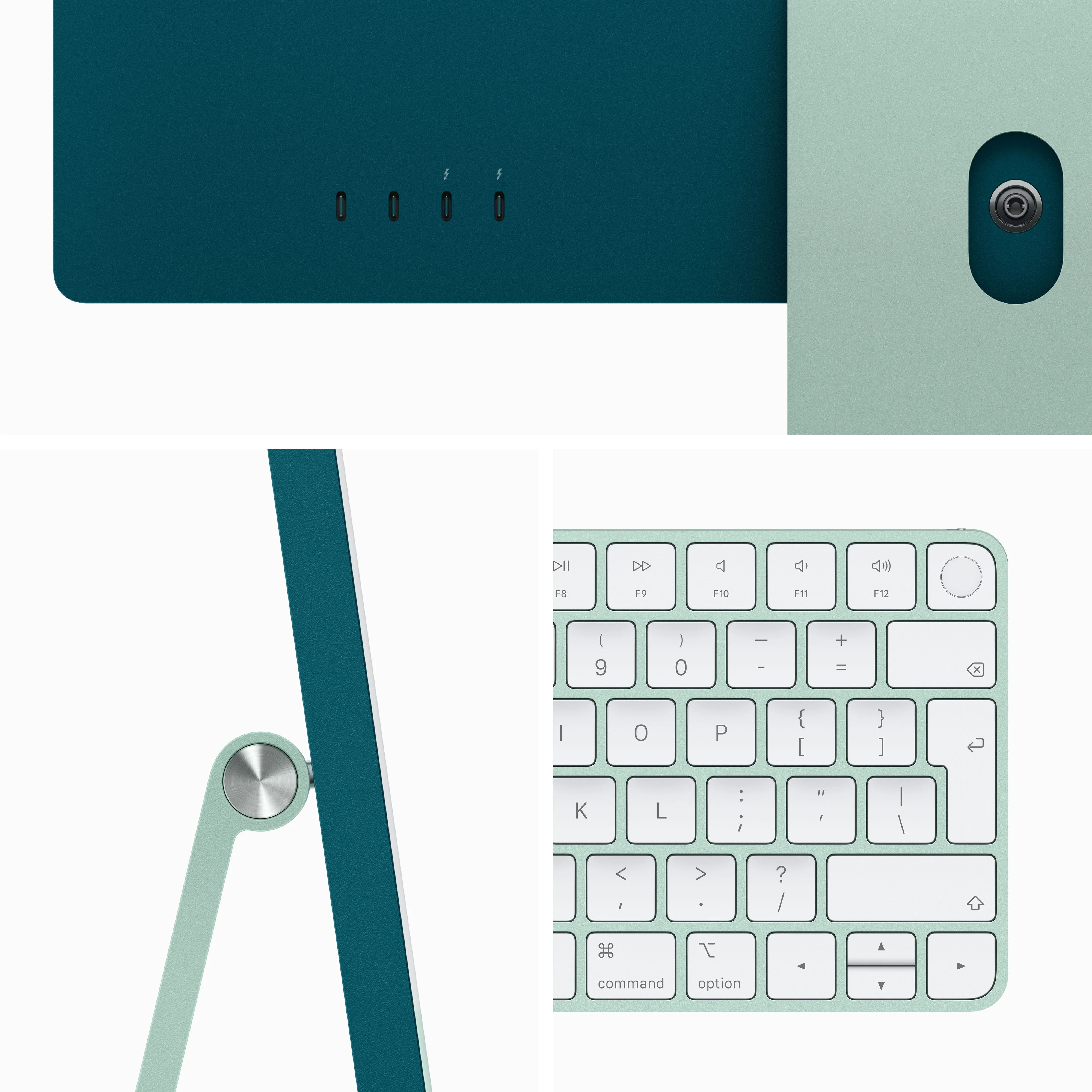 iMac com ecrã Retina 4,5K de 24 polegadas: Processador M3 da Apple com CPU 8‑core e GPU 10‑core, 512 GB SSD - Verde - Image 3