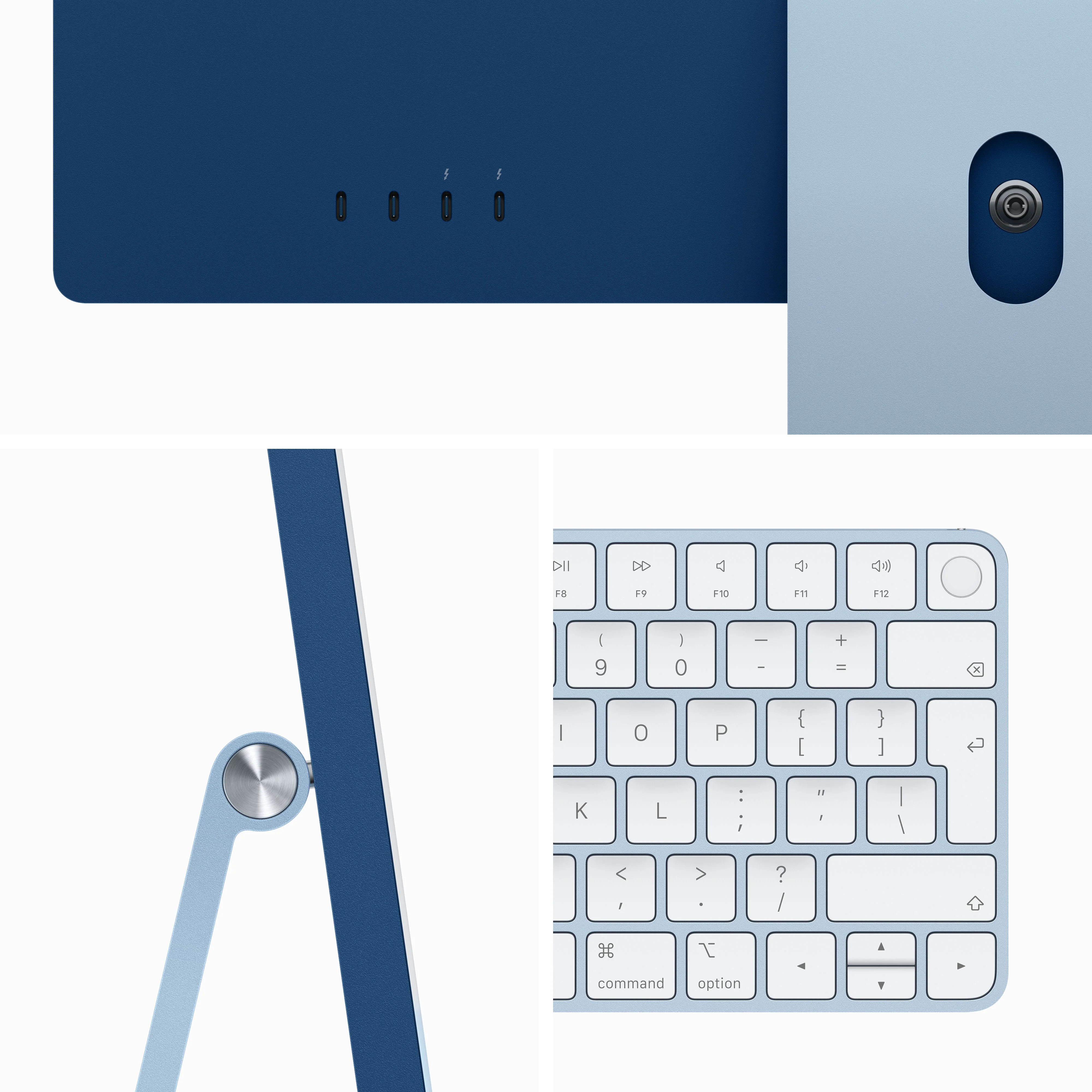 iMac com ecrã Retina 4,5K de 24 polegadas: Processador M3 da Apple com CPU 8‑core e GPU 10‑core, 512 GB SSD - Azul - Image 3