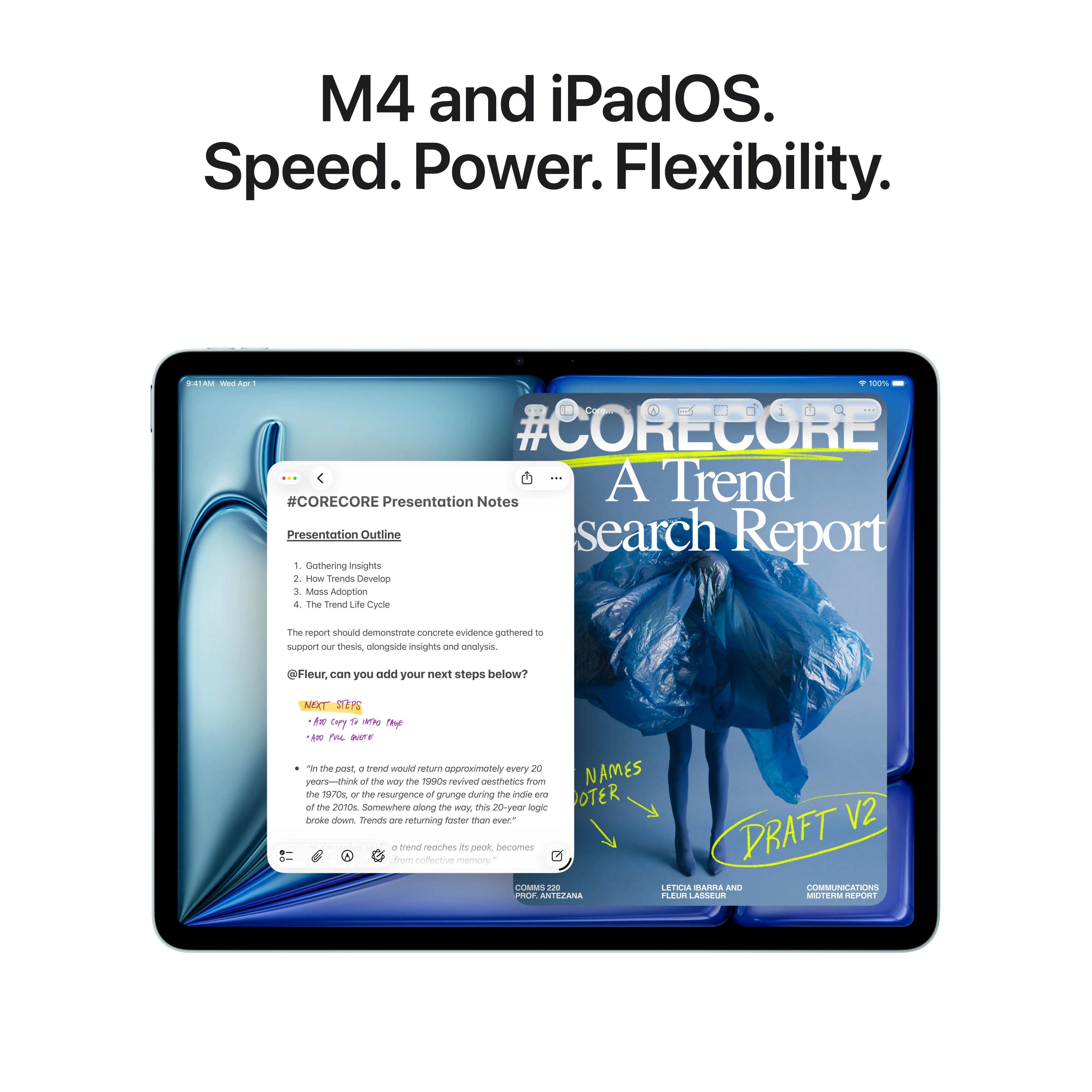 iPad Air de 11 polegadas Wi-Fi 256 GB - Roxo (M4) - Image 4