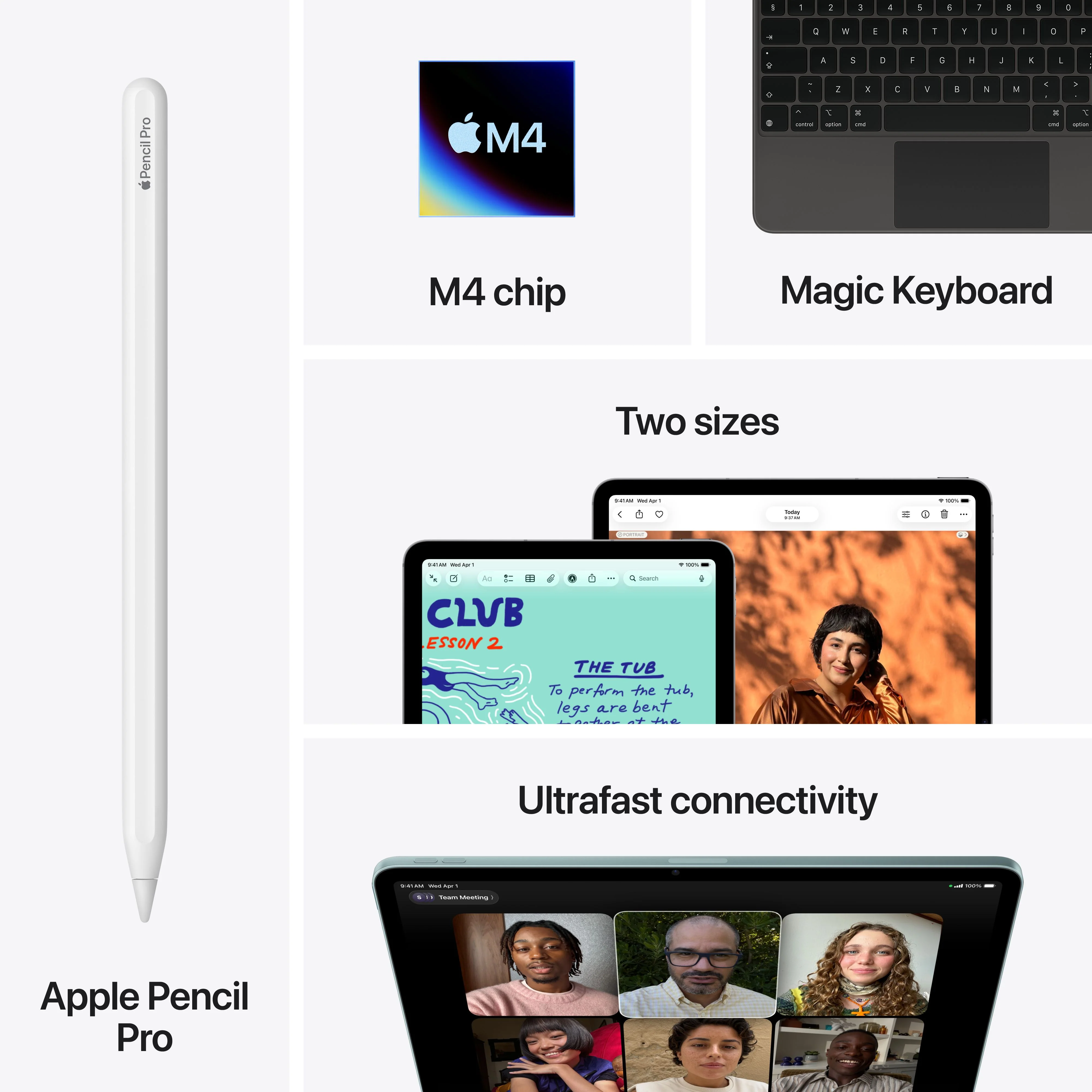 iPad Air de 11 polegadas Wi-Fi + Cellular 1 TB - Azul (M4) - Image 9