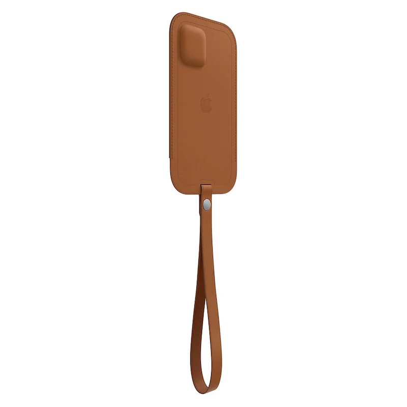 Bolsa em pele com MagSafe para iPhone 12|12 Pro - Castanho sela - Image 3