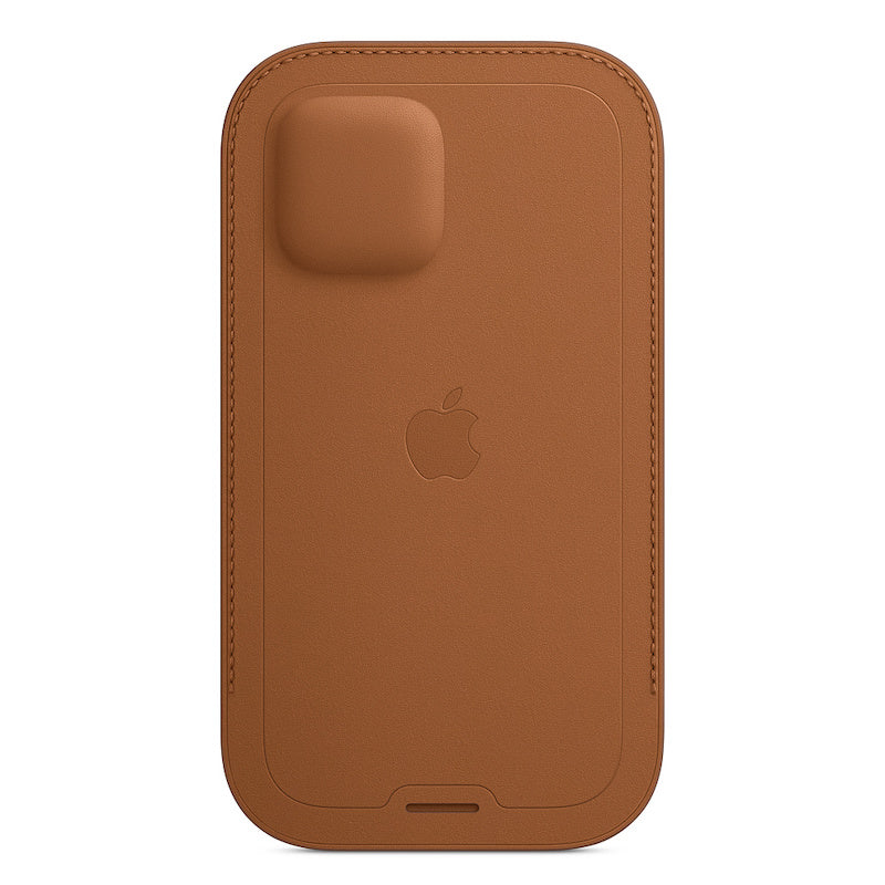 Bolsa em pele com MagSafe para iPhone 12|12 Pro - Castanho sela - Image 4
