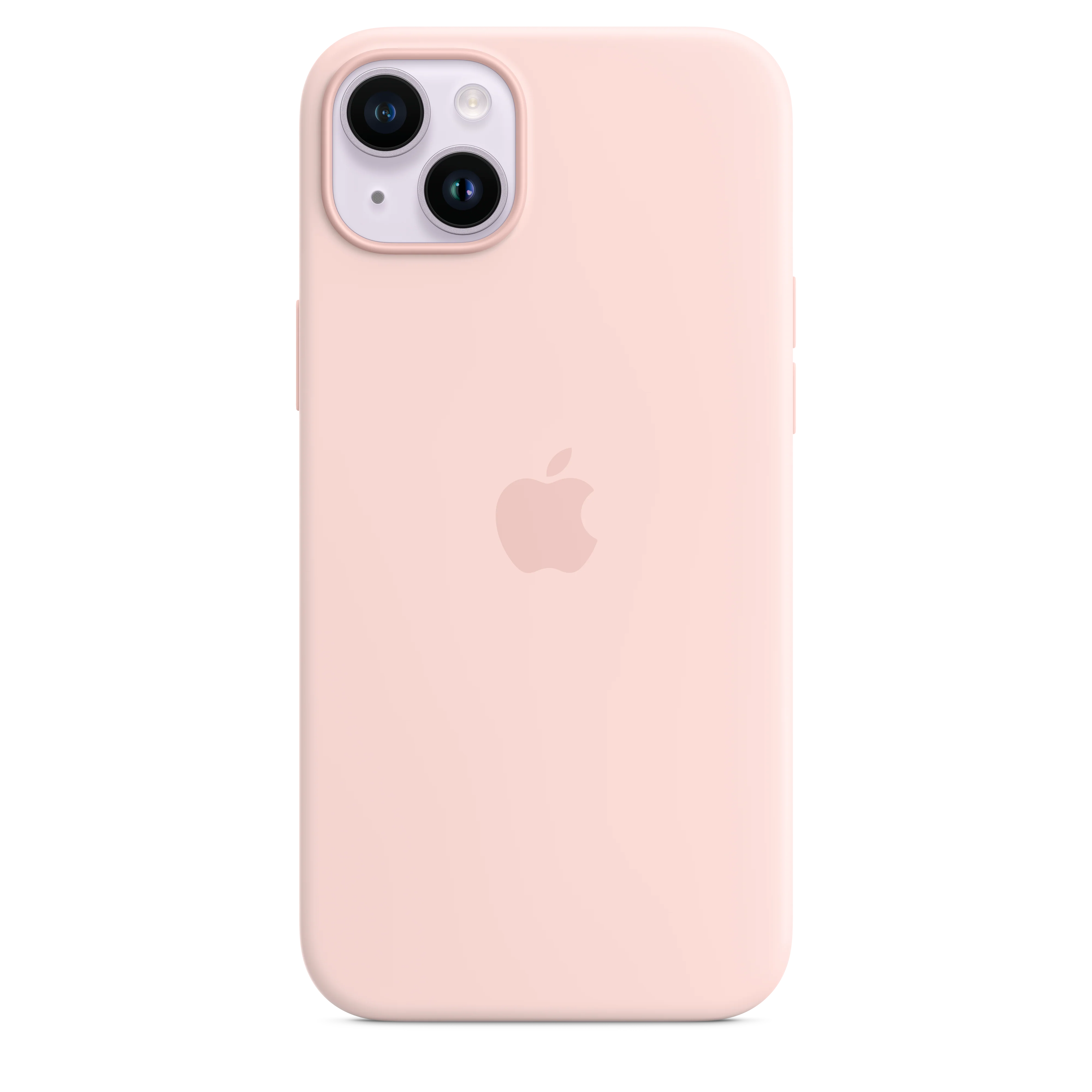 Capa em silicone com MagSafe para iPhone 14 Plus ‑ Rosa giz - Image 2