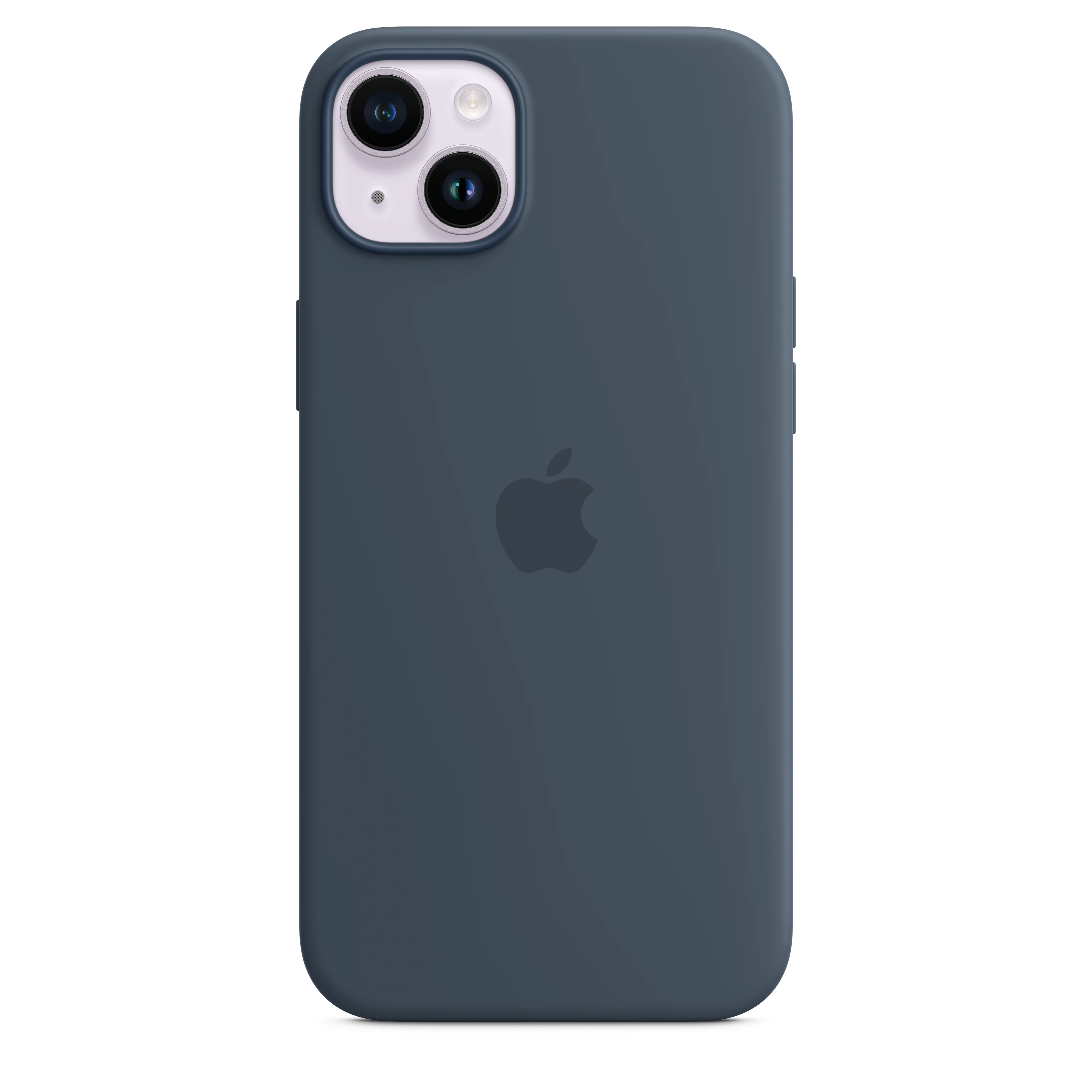 Capa em silicone com MagSafe para iPhone 14 Plus - Azul trovoada - Image 2