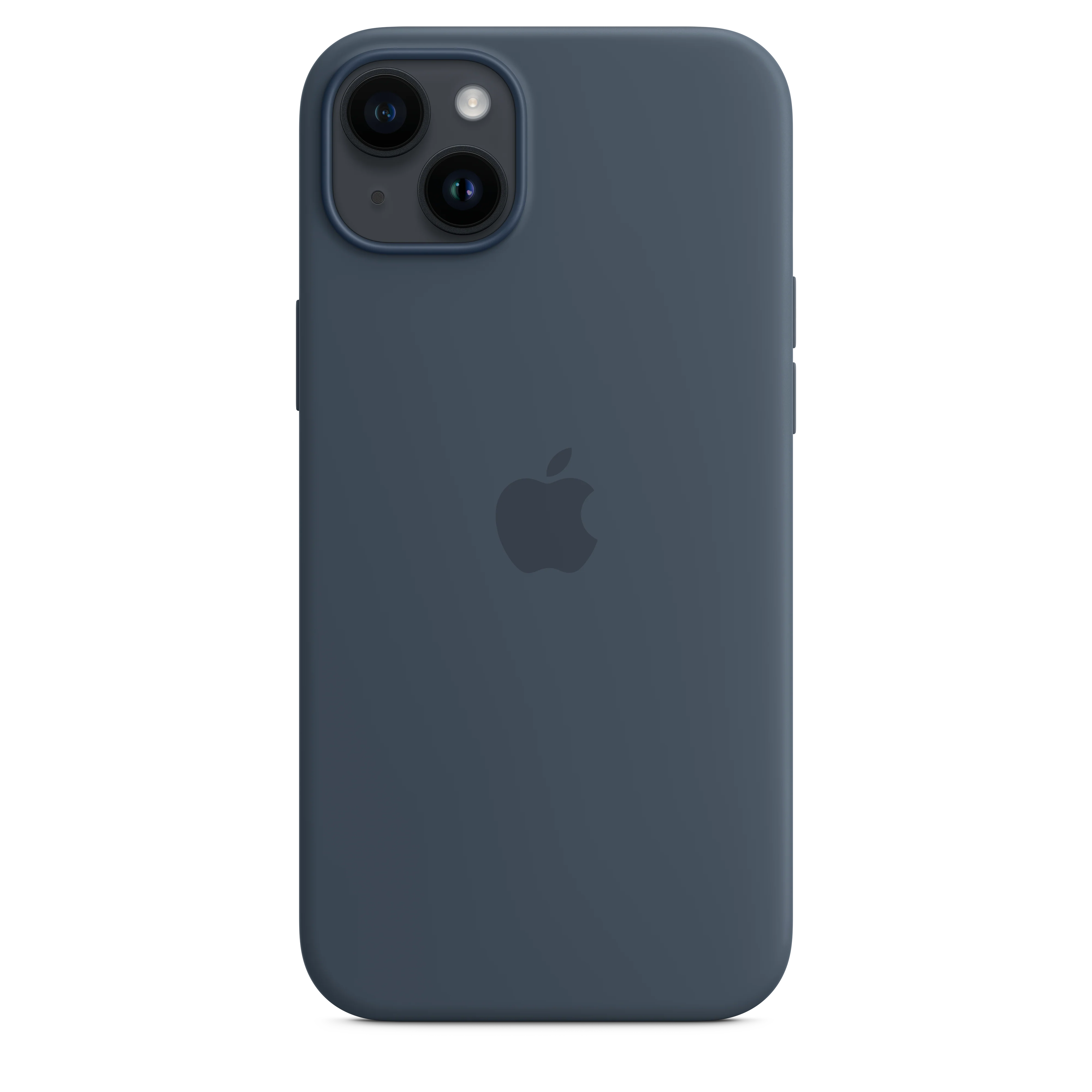 Capa em silicone com MagSafe para iPhone 14 Plus - Azul trovoada - Image 3