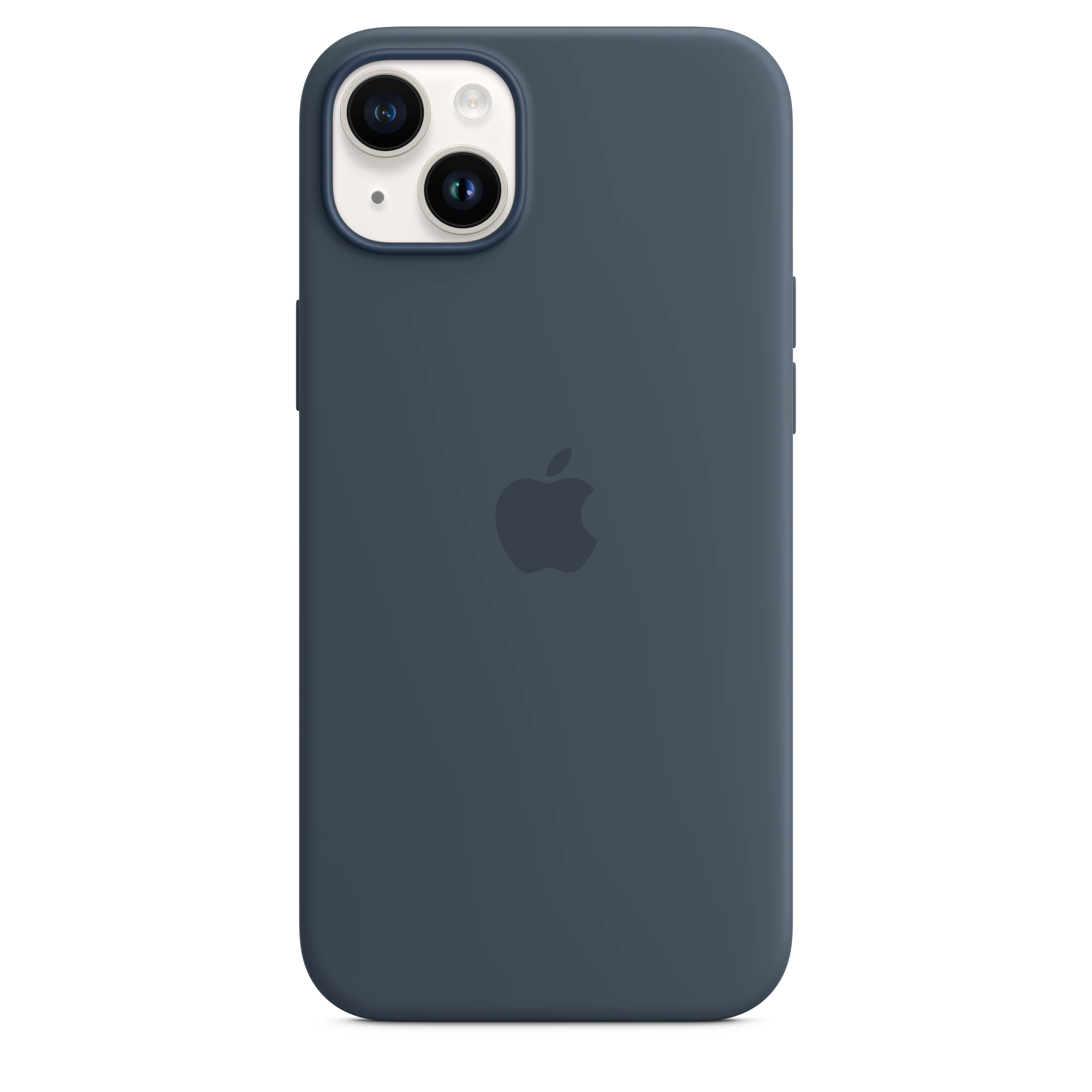 Capa em silicone com MagSafe para iPhone 14 Plus - Azul trovoada - Image 4
