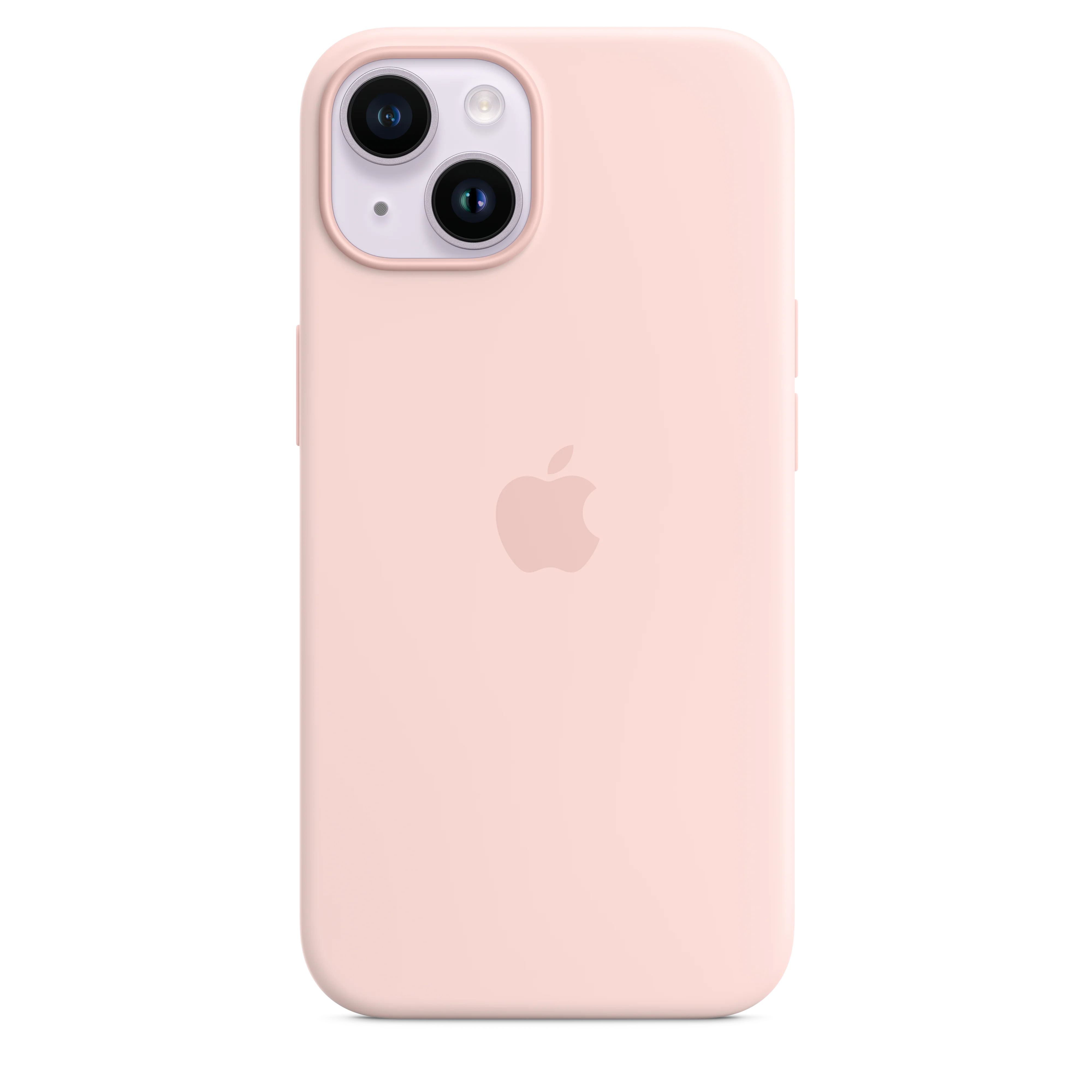 Capa em silicone com MagSafe para iPhone 14 ‑ Rosa giz - Image 2
