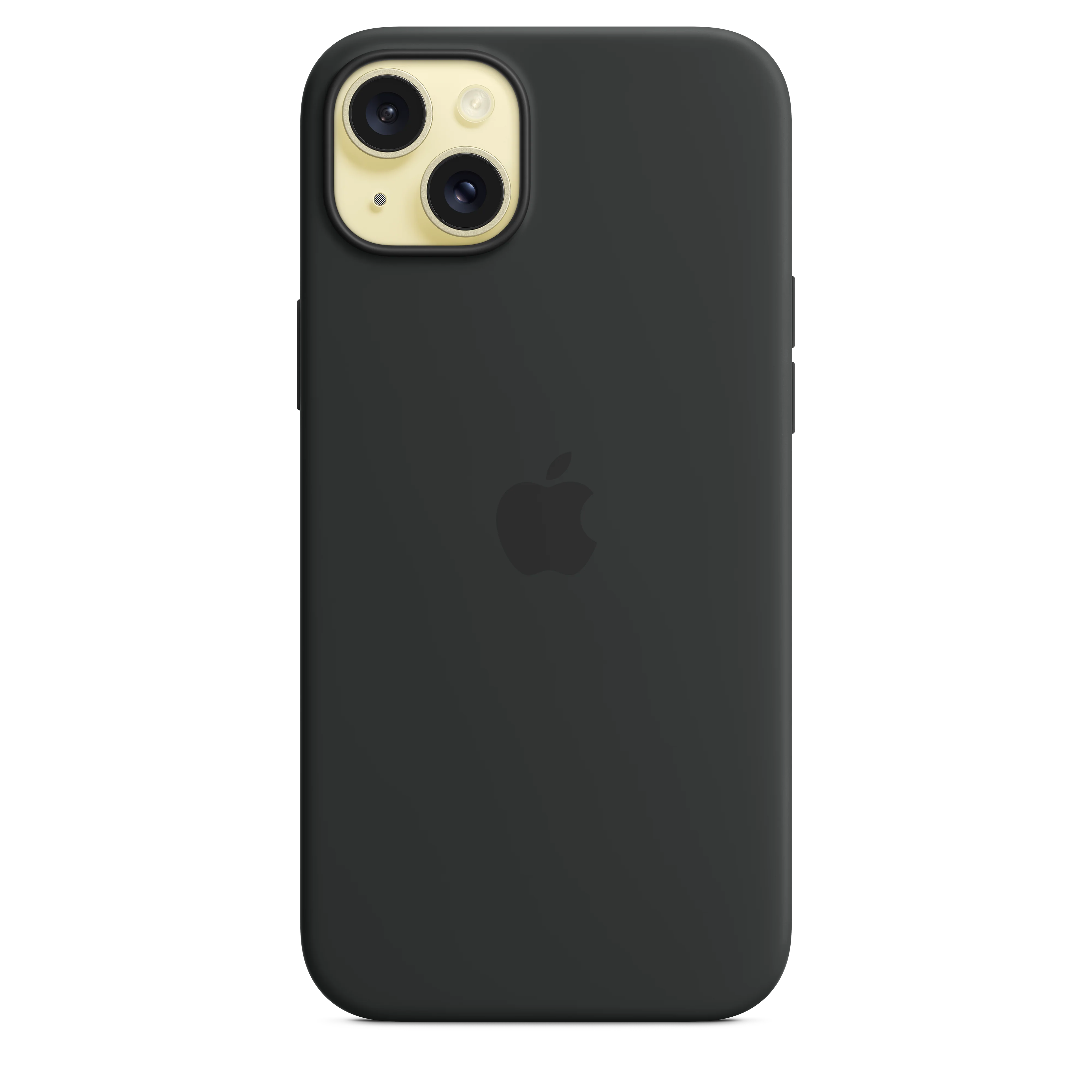 Capa em silicone com MagSafe para iPhone 15 Plus - Preto - Image 3