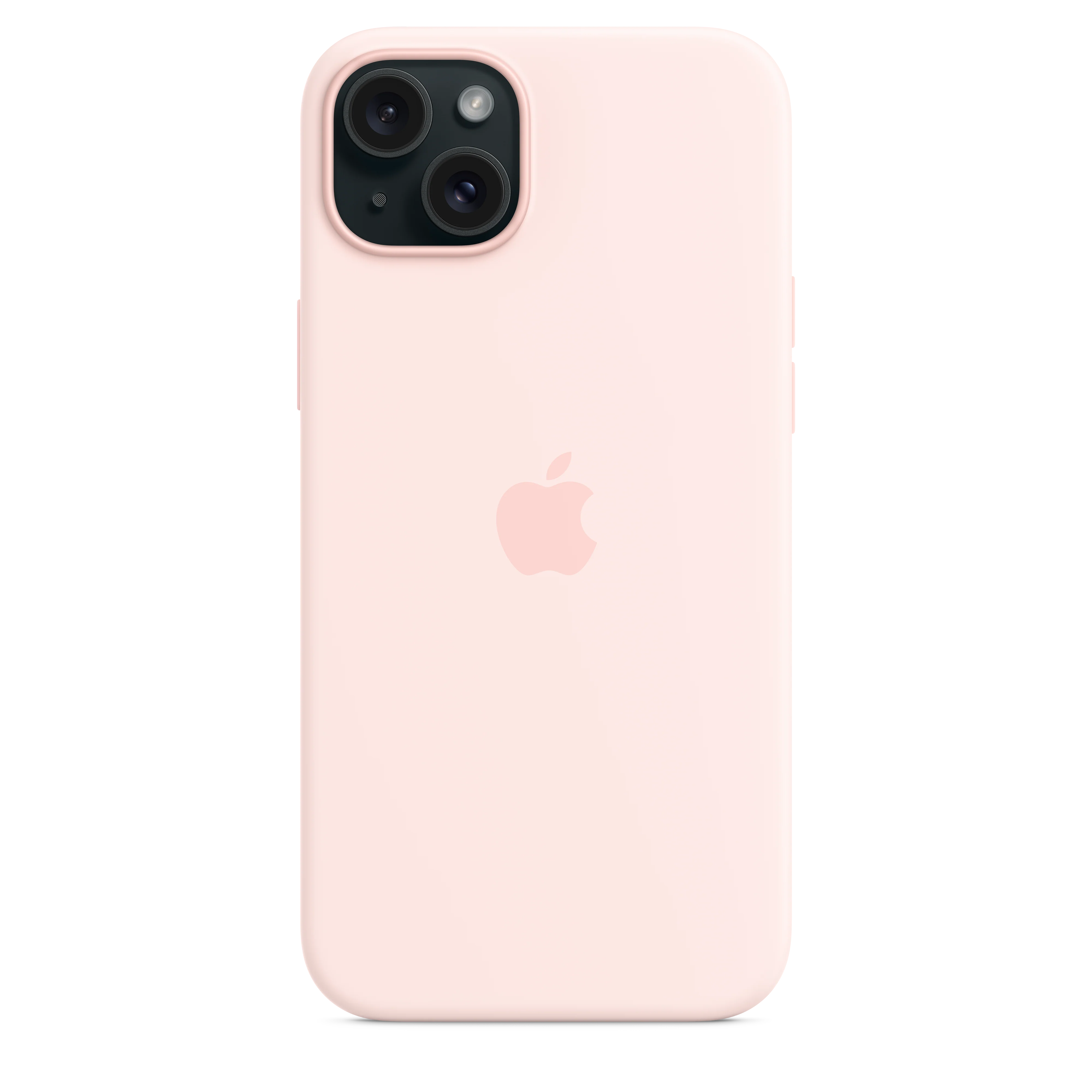 Capa em silicone com MagSafe para iPhone 15 Plus ‑ Rosa‑claro - Image 5