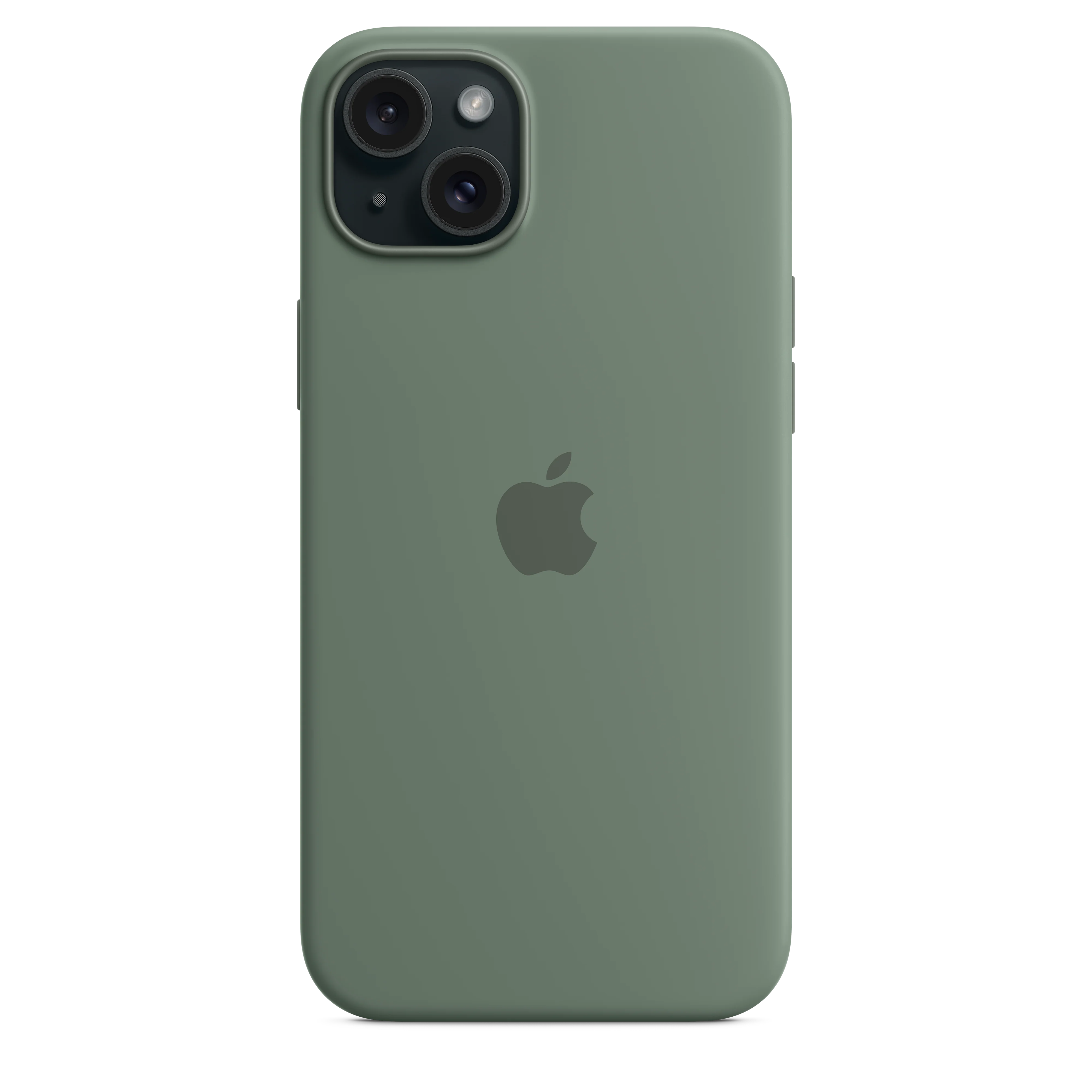Capa em silicone com MagSafe para iPhone 15 Plus - Cipreste - Image 5