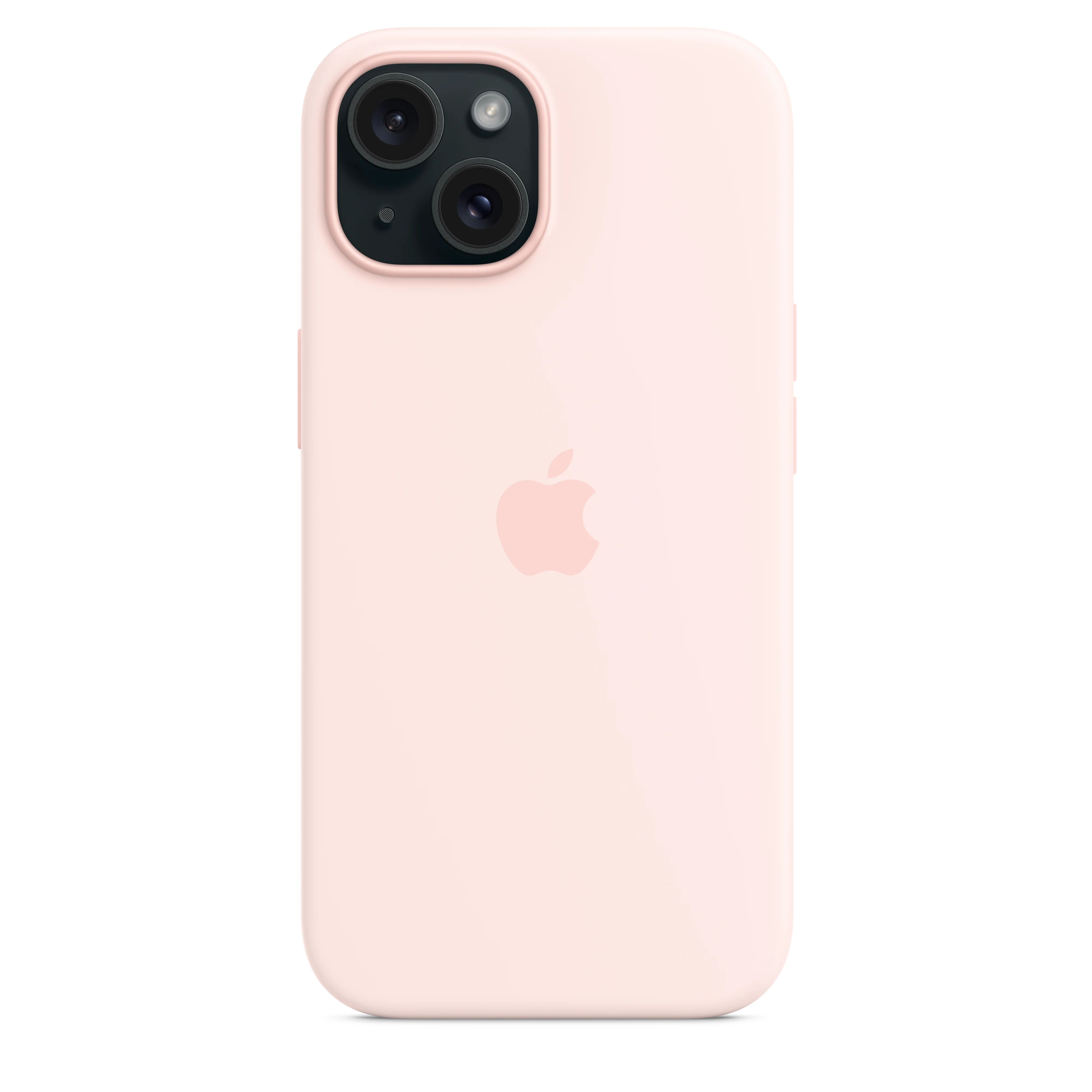Capa em silicone com MagSafe para iPhone 15 ‑ Rosa‑claro - Image 5