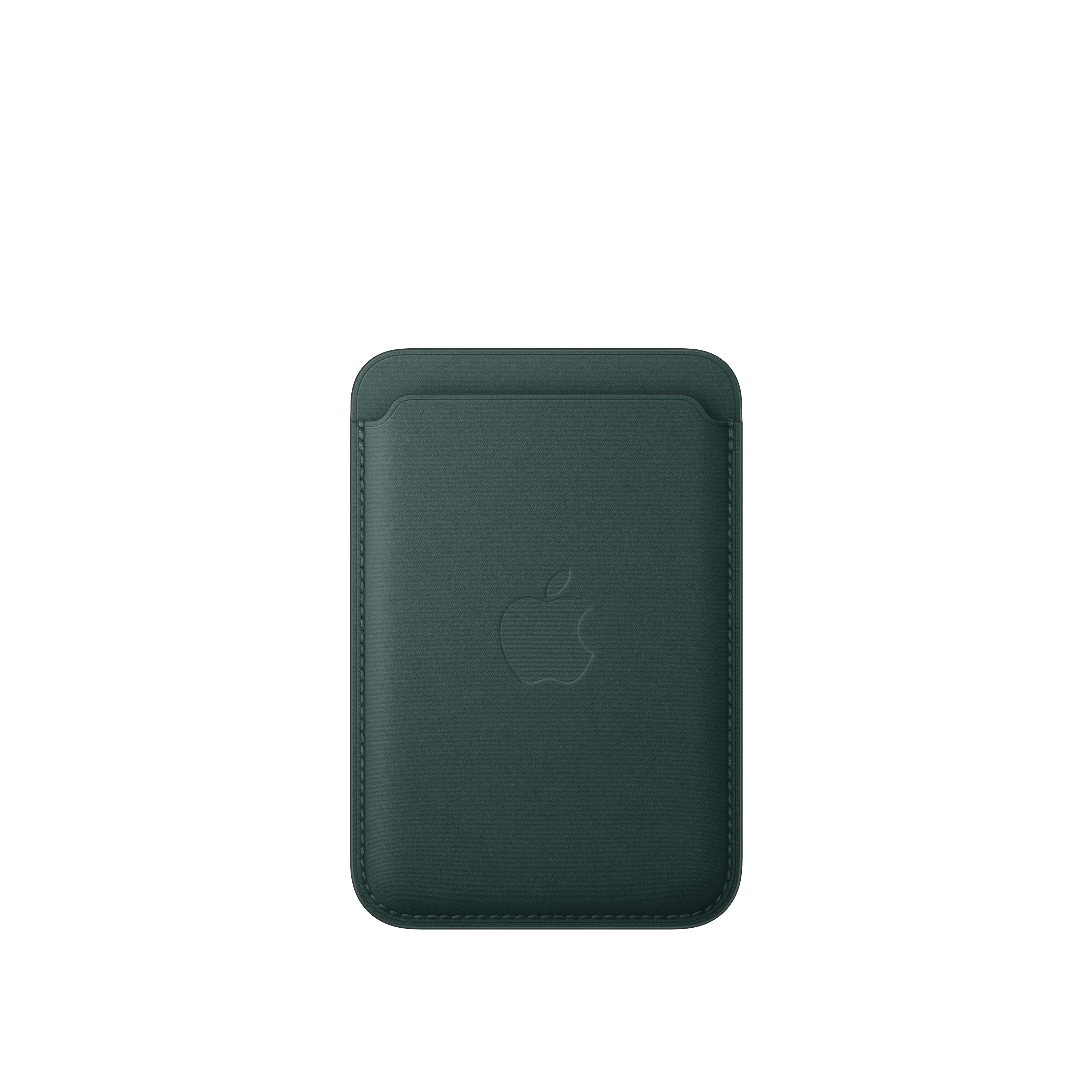 Carteira em tecido FineWoven com MagSafe para iPhone - Verde-escuro