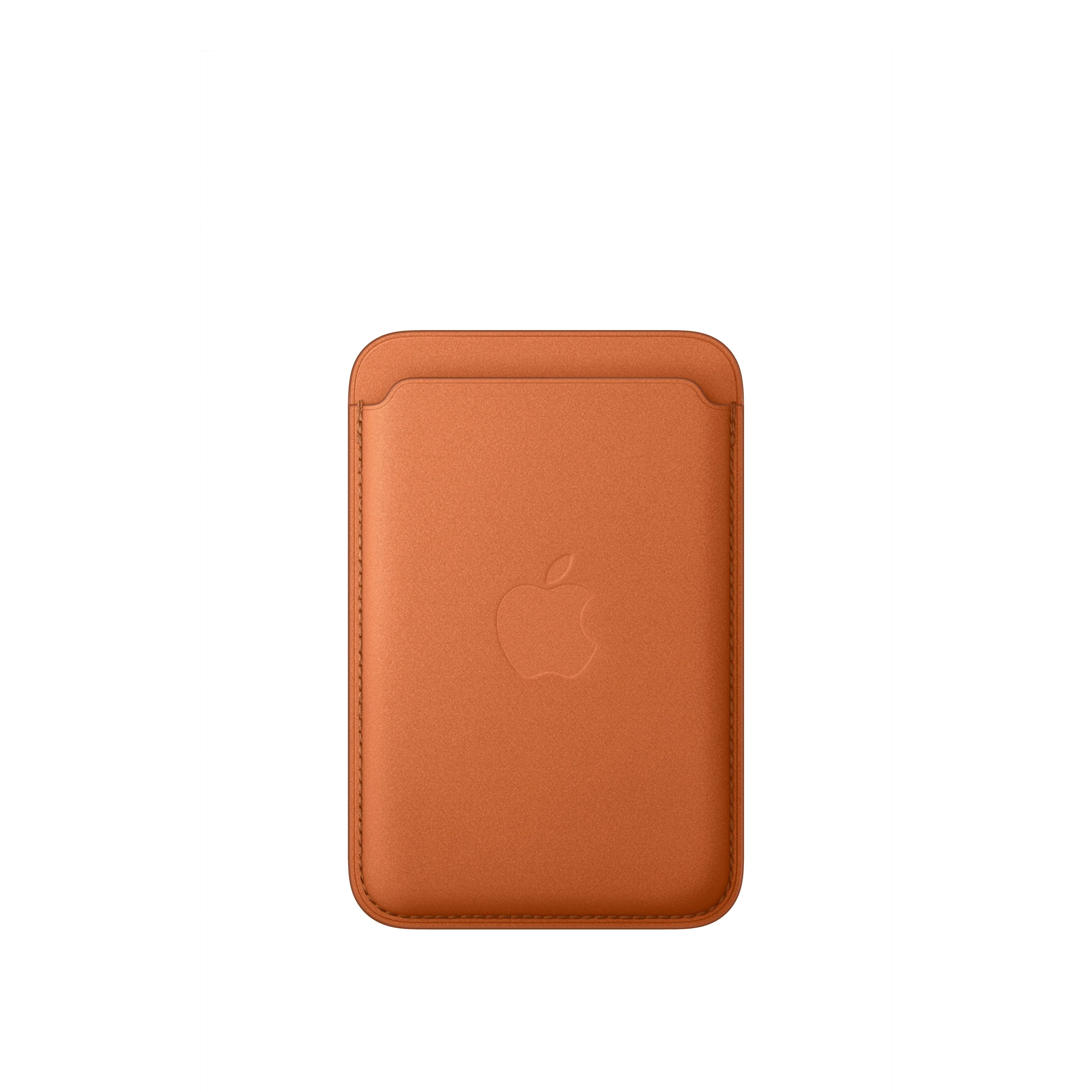 Carteira em tecido FineWoven com MagSafe para iPhone – Laranja-raposa