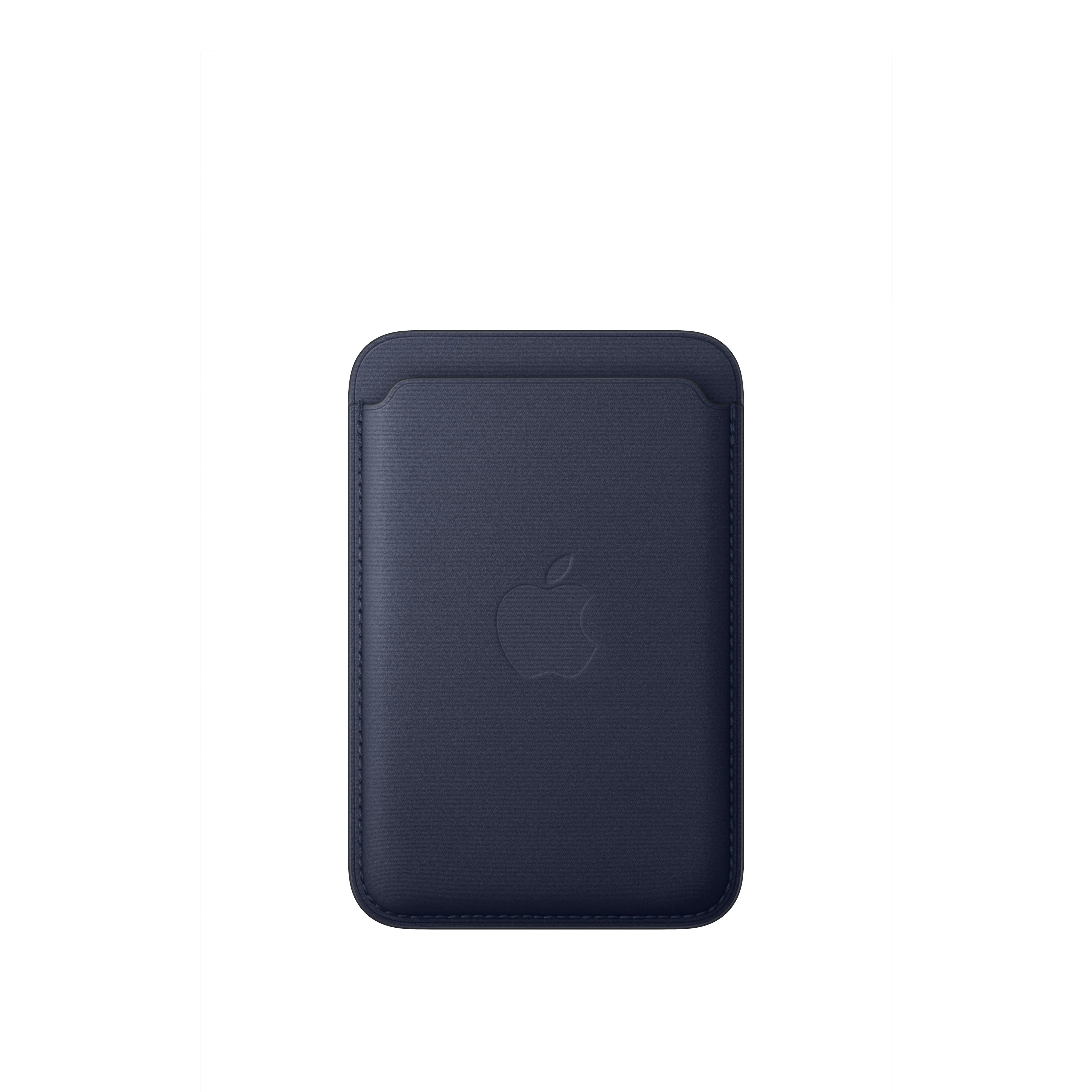 Carteira em tecido FineWoven com MagSafe para iPhone – Azul navy