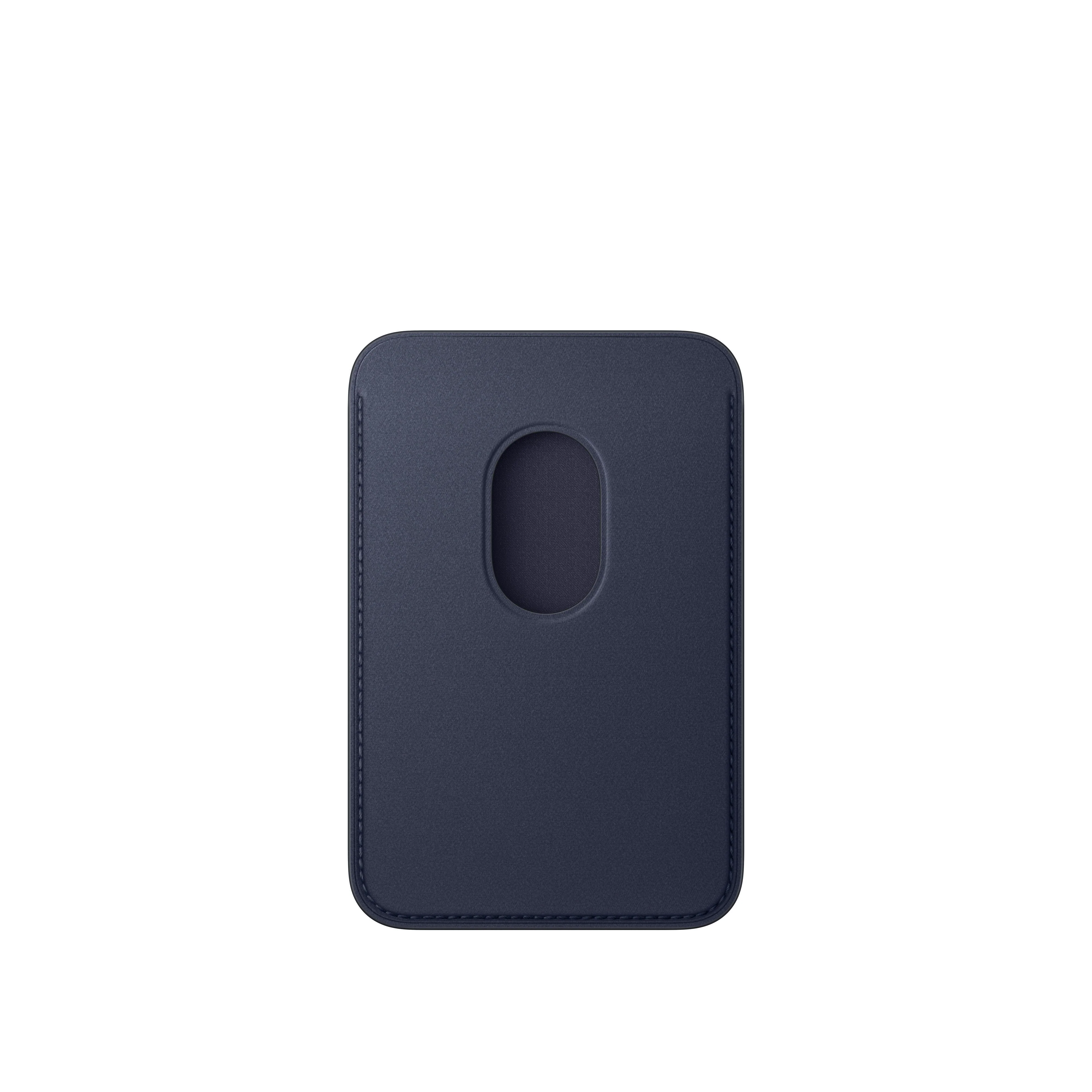 Carteira em tecido FineWoven com MagSafe para iPhone – Azul navy - Image 2