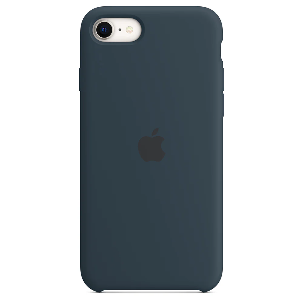 Capa em silicone para iPhone SE - Azul abissal