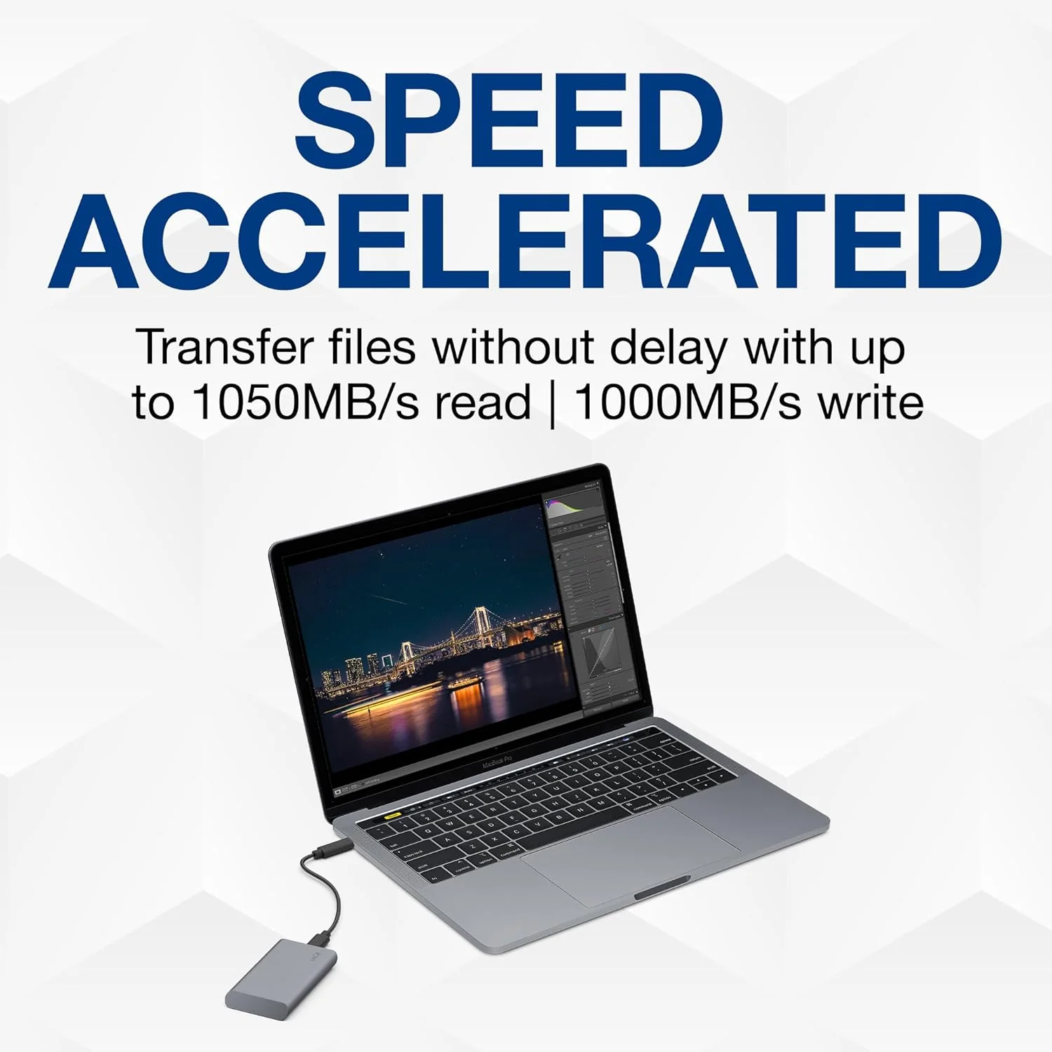 Drive externa SSD 500 GBLaCie Mobile Secure - Prata - Image 6